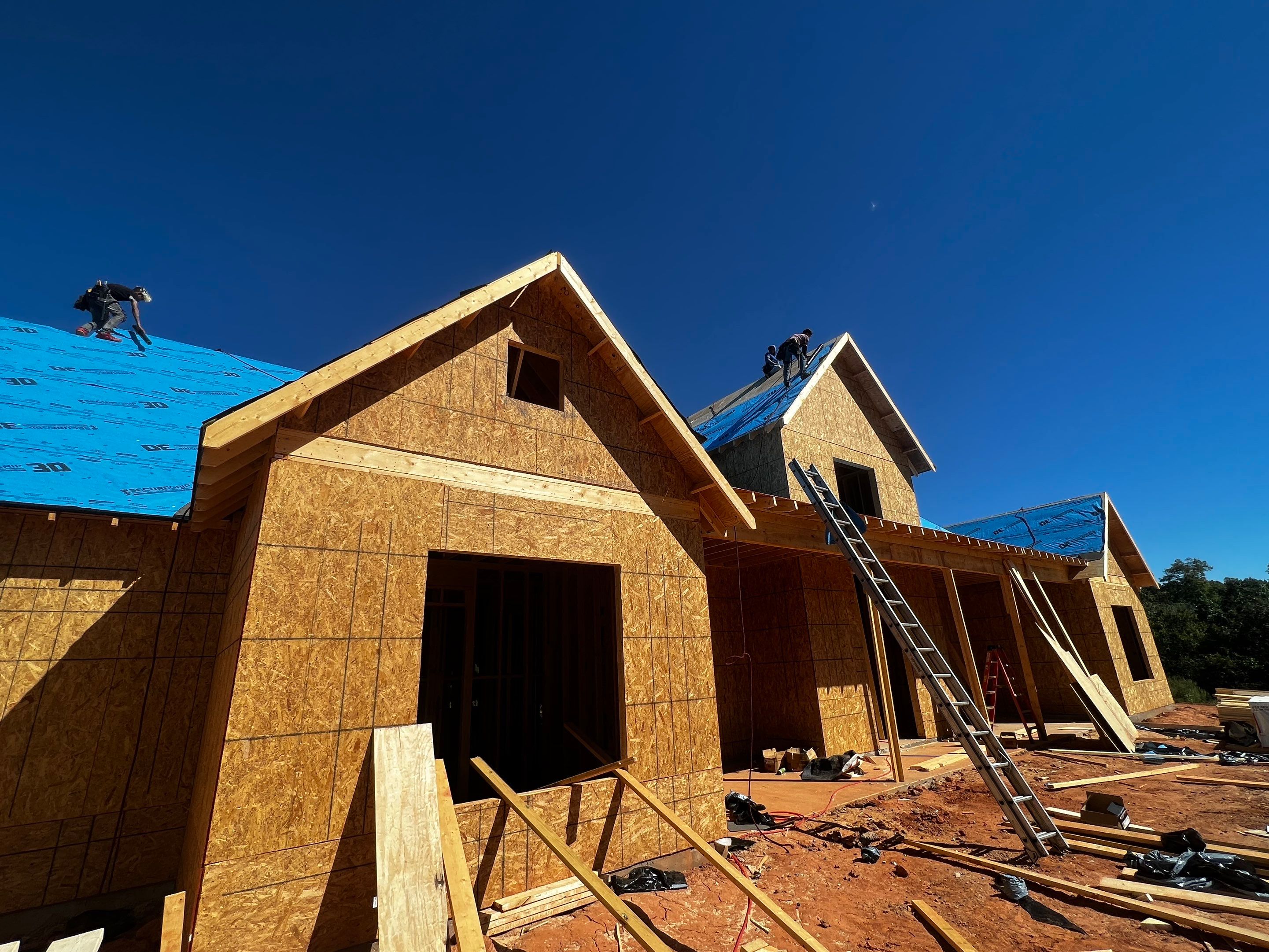 New Construction Residential Roofing Installation using Owens Corning by Inspector Roofing and Restoration