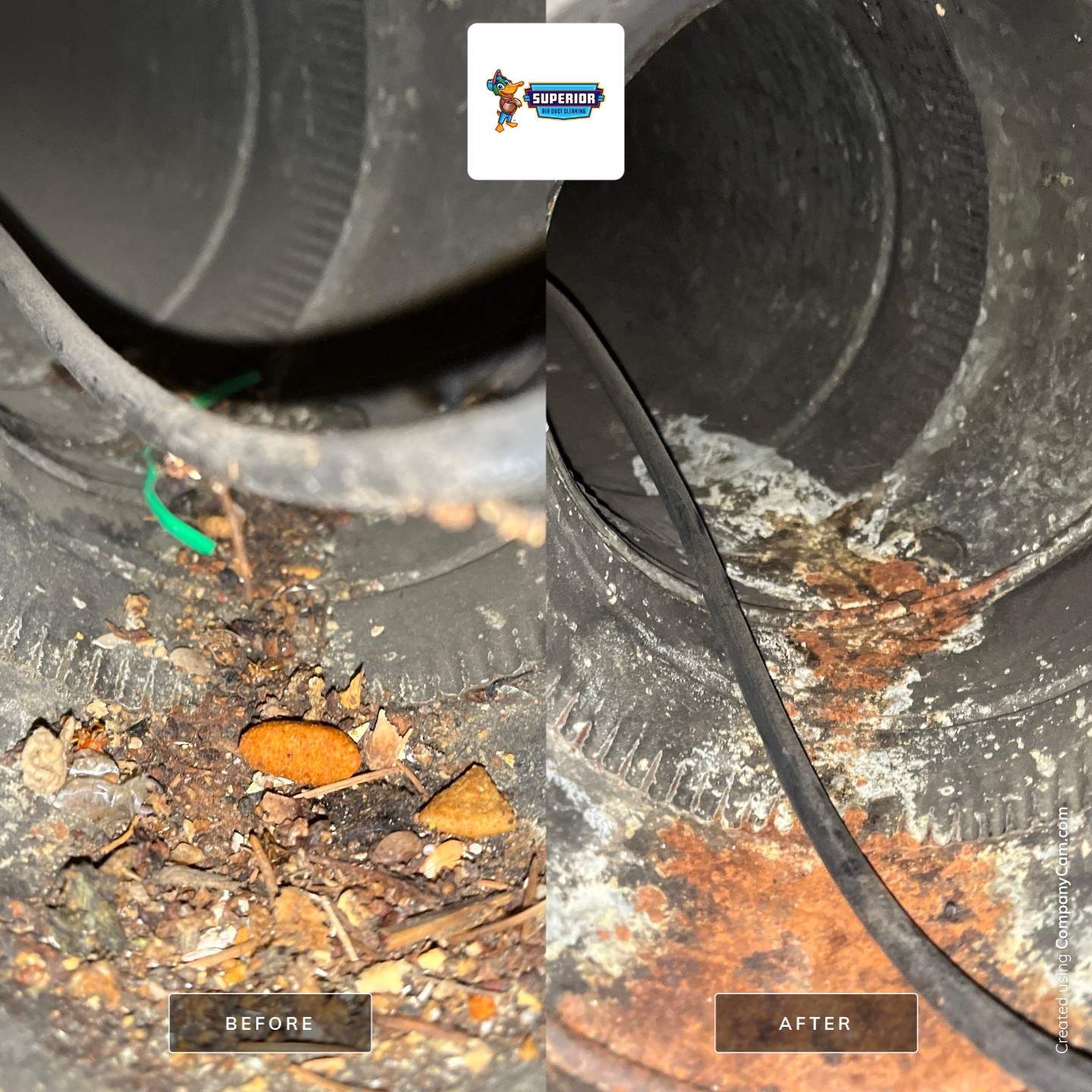 Air Duct Cleaning With a Vacuum Truck in New Castle, PA by Superior Air Duct Cleaning