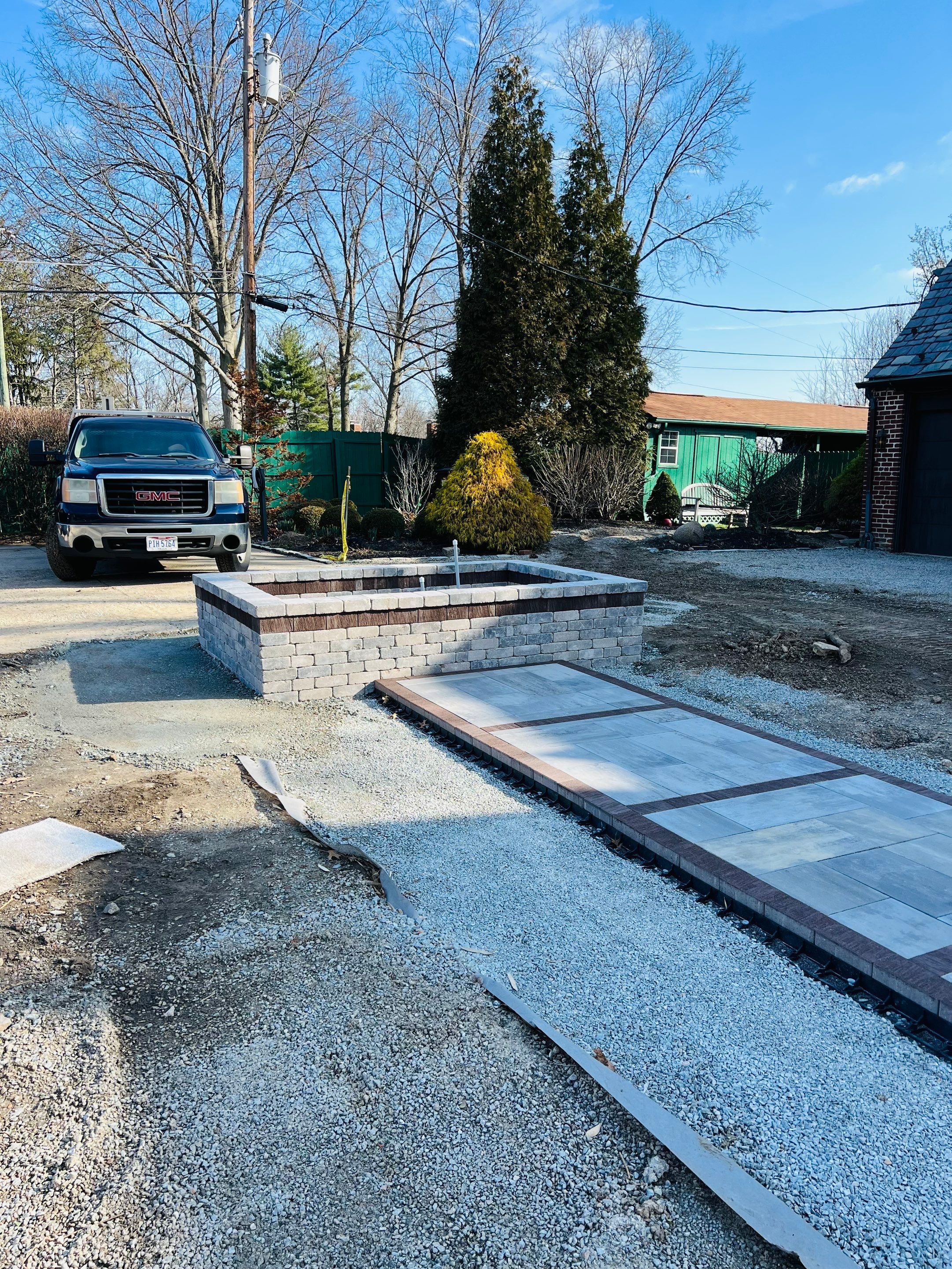 Hardscape Design & Install using Unilock Products by Reisenberg’s Lawn & Landscape, LLC