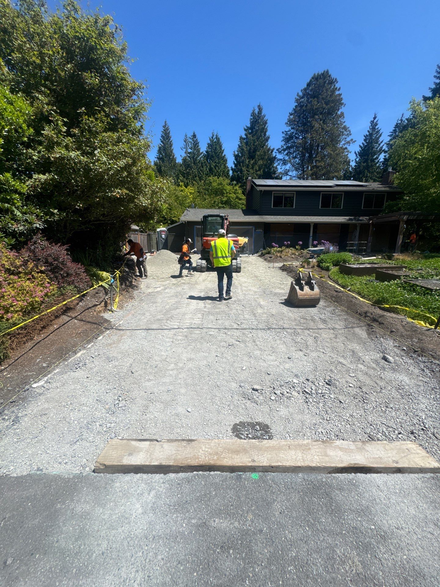 Concrete Driveway Makeover | Edmonds  by Jireh Asphalt & Concrete Inc 