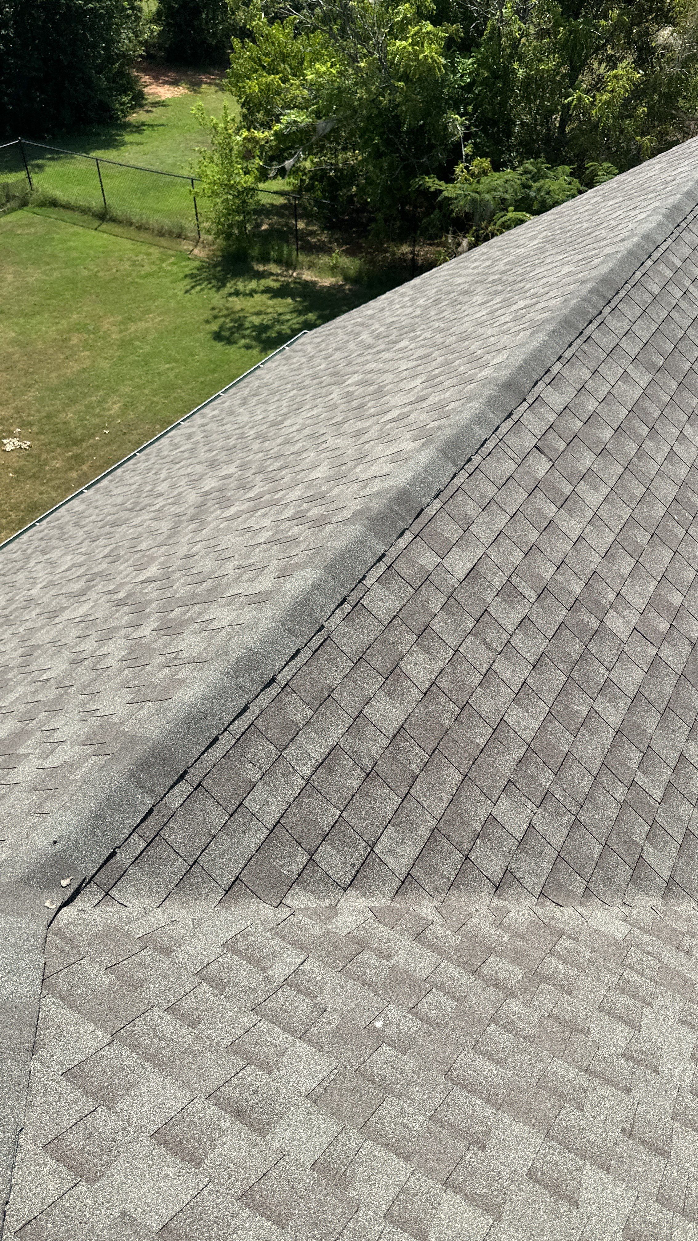 Reroof using GAF HDZ Weathered Wood by Castillo Roofing