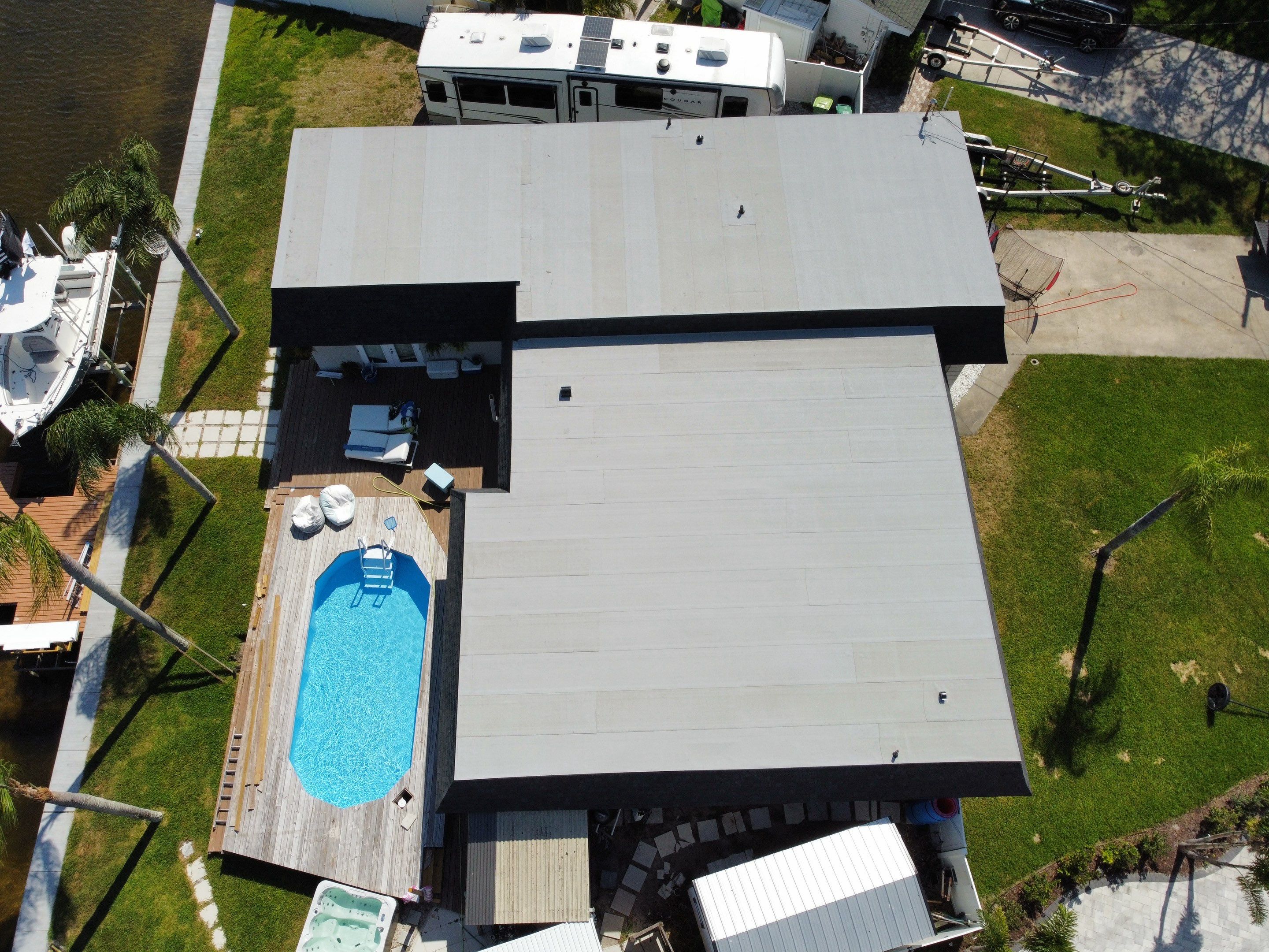 Roof Replacement in Palm Harbor, FL. by Steadfast Roofing