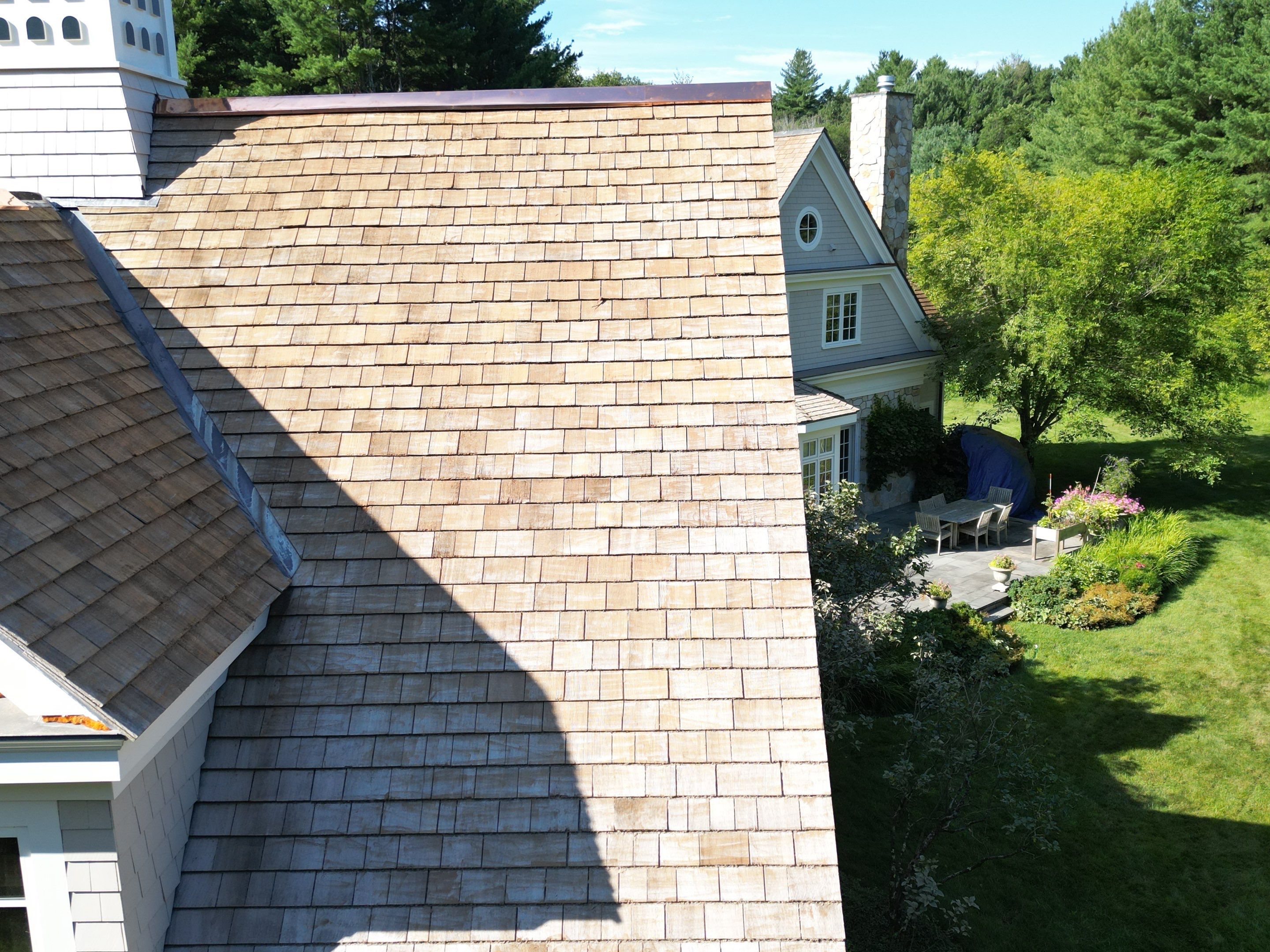 Cedar Shake Roof Restoration by Mighty Dog Roofing of Greater Middlesex County