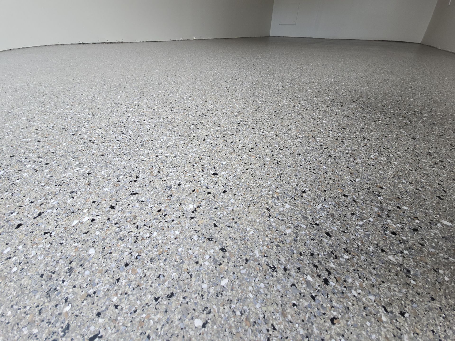 Garage Remodel using Shale Hybrid by Croc Coatings, LLC