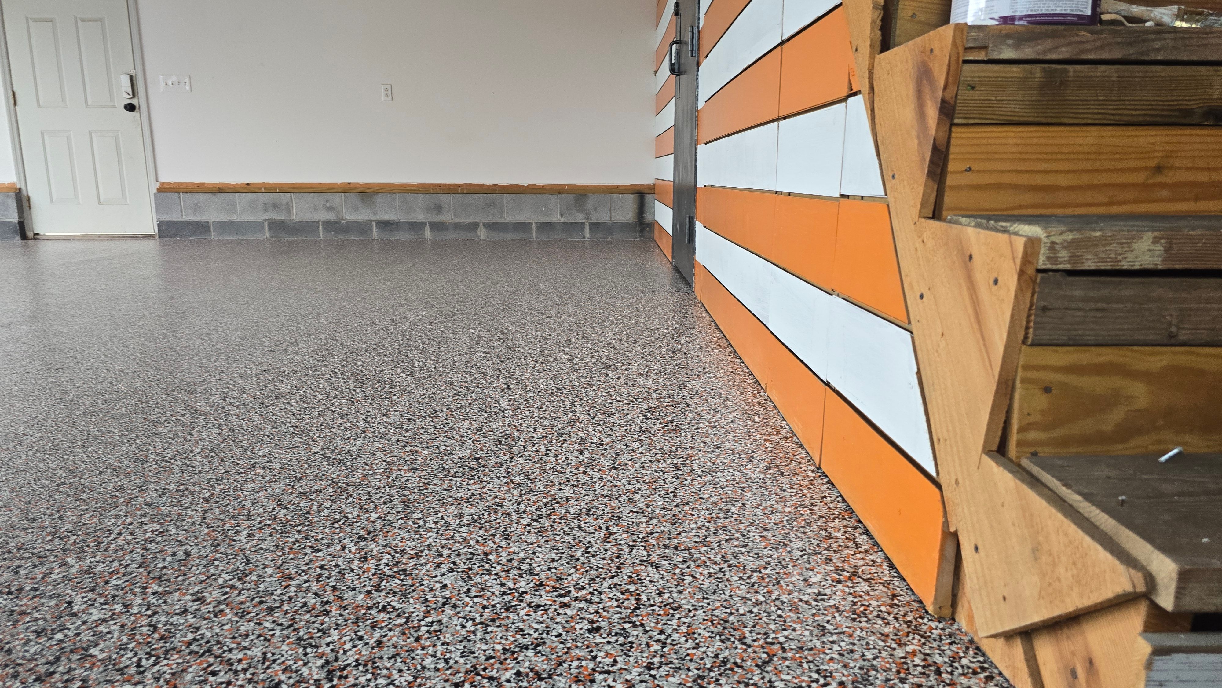 Two garages completed using Hog and Morel  by Elite Floor Solutions