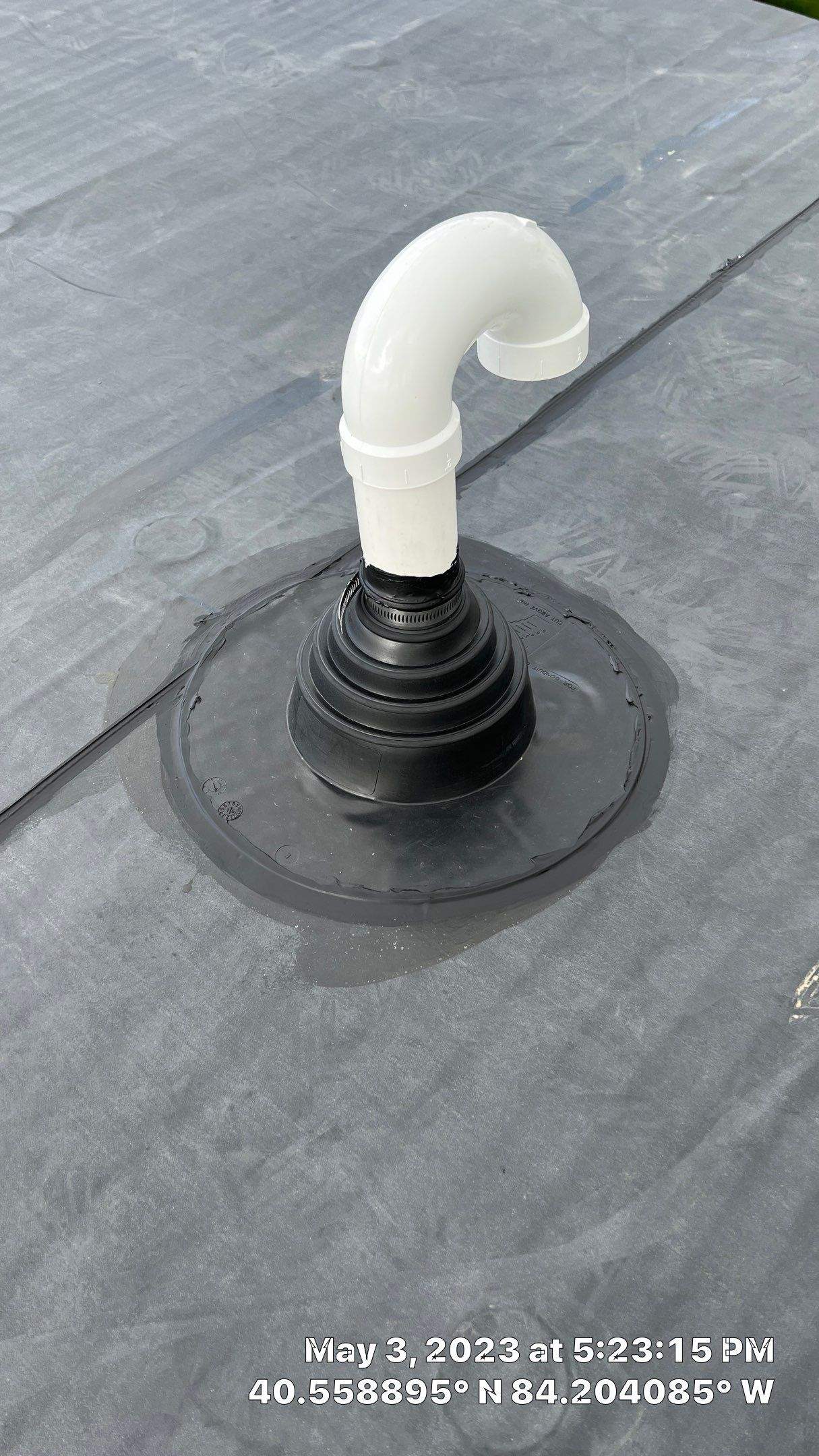 Residential Roofing Installation using 60 mil rubber roof  by Nitro Roofing and Construction