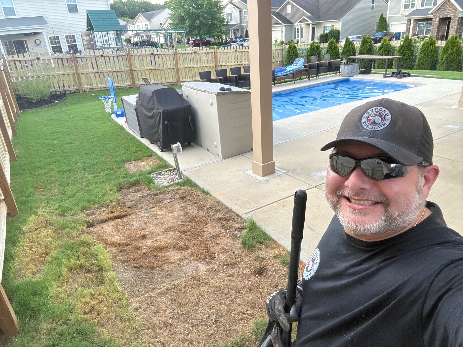 Project in Matthews by Badger Hauling