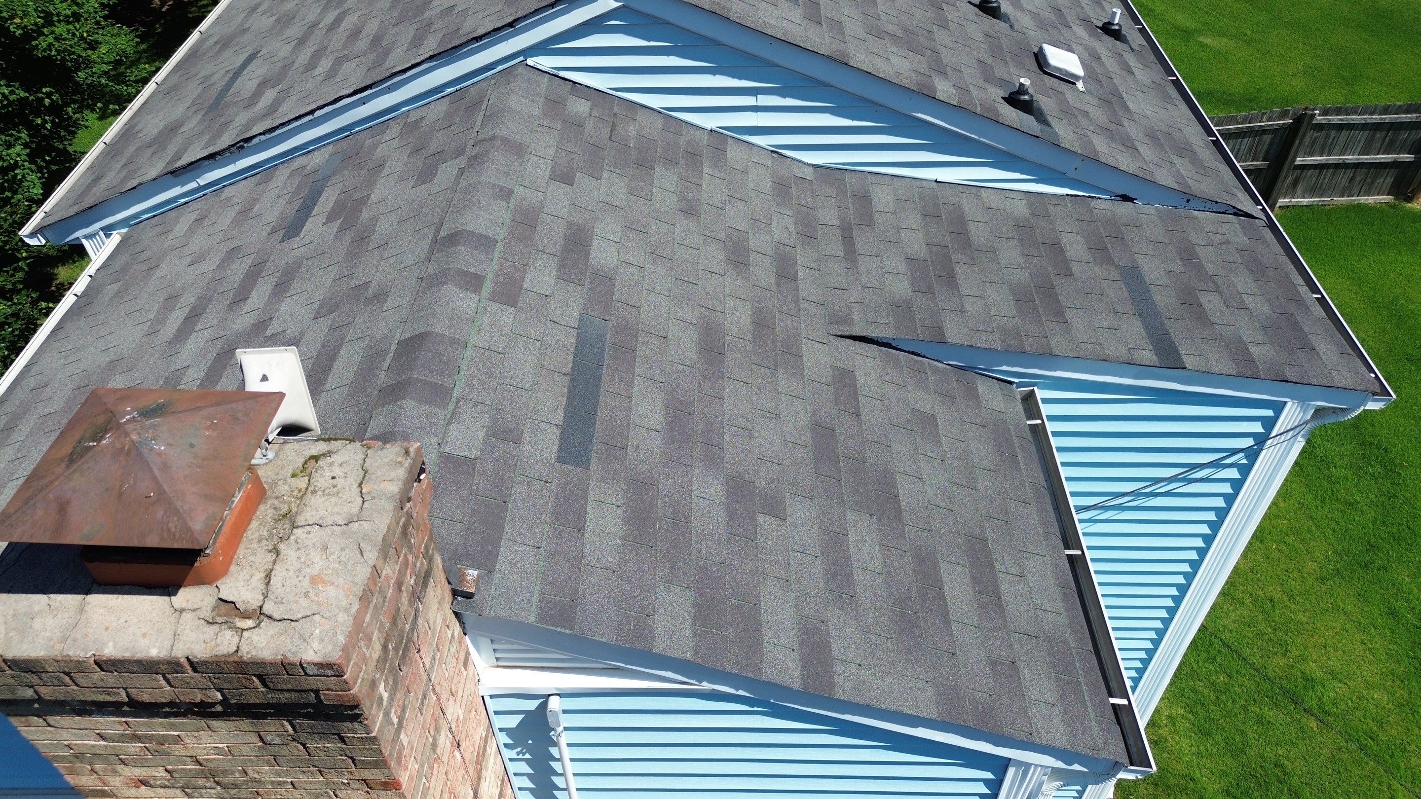 Roof replacement by hail and wind damage by Just Brilliant Restoration JBR