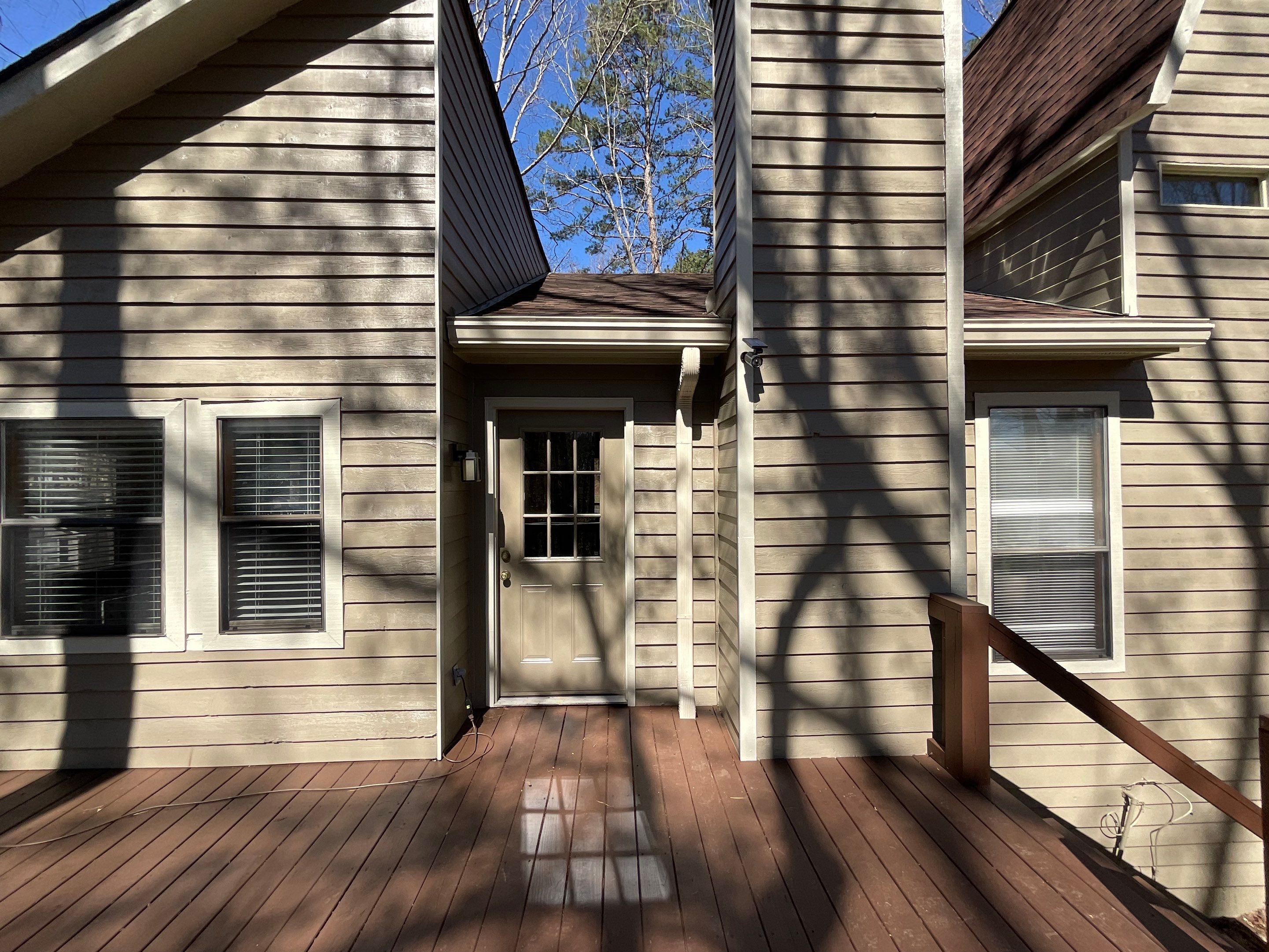 Exterior Painting and Deck Refinishing for an Acworth Residence by Swift Home Renovations