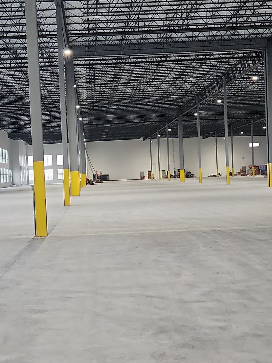 Warehouse Construction using Hallman Lindsay Vertical Concrete Stain 167 by Blair Commercial Painting, LLC