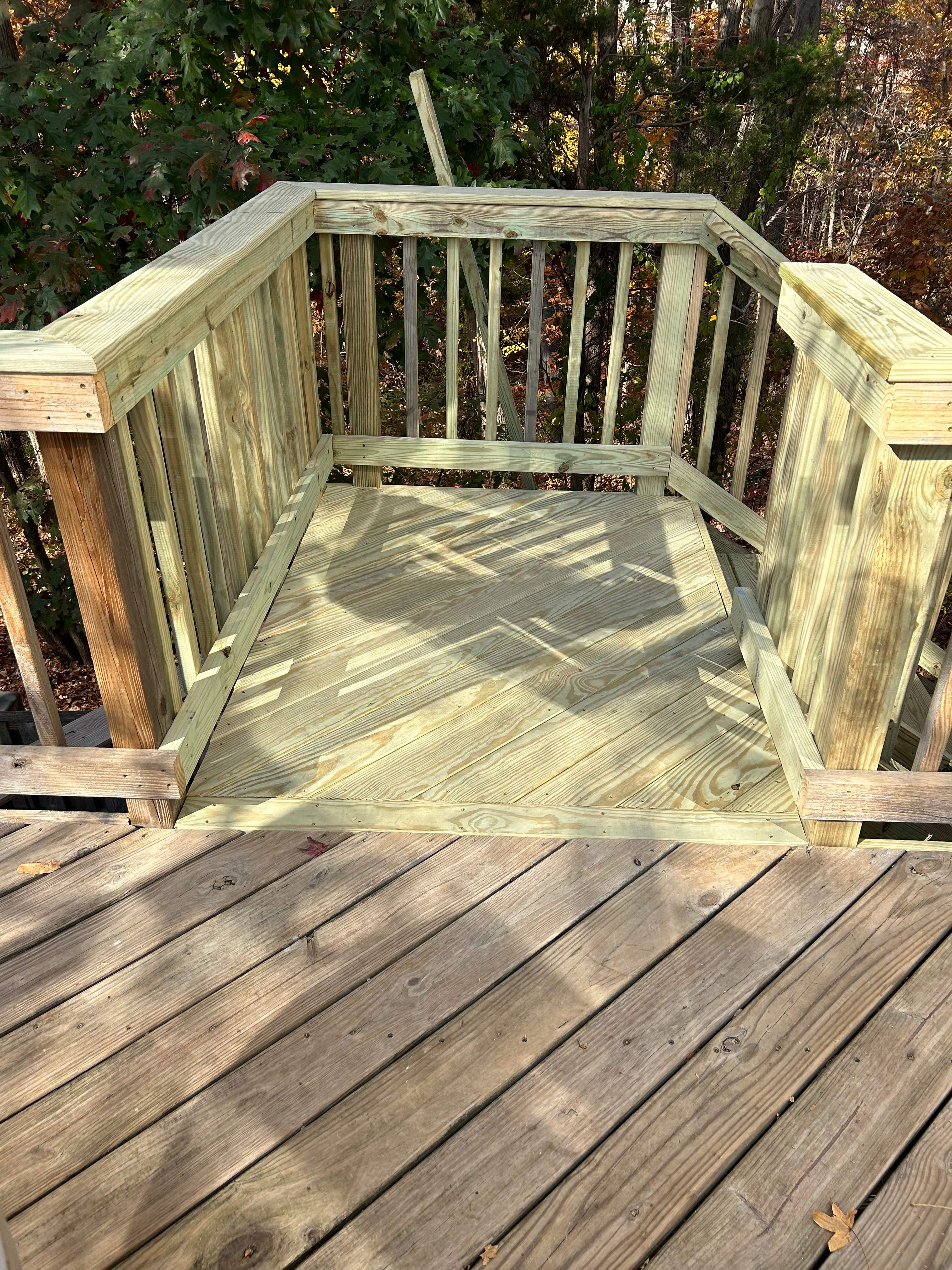 Exterior Carpentry using Pressure Treated Lumber by RJC General Construction, LLC.