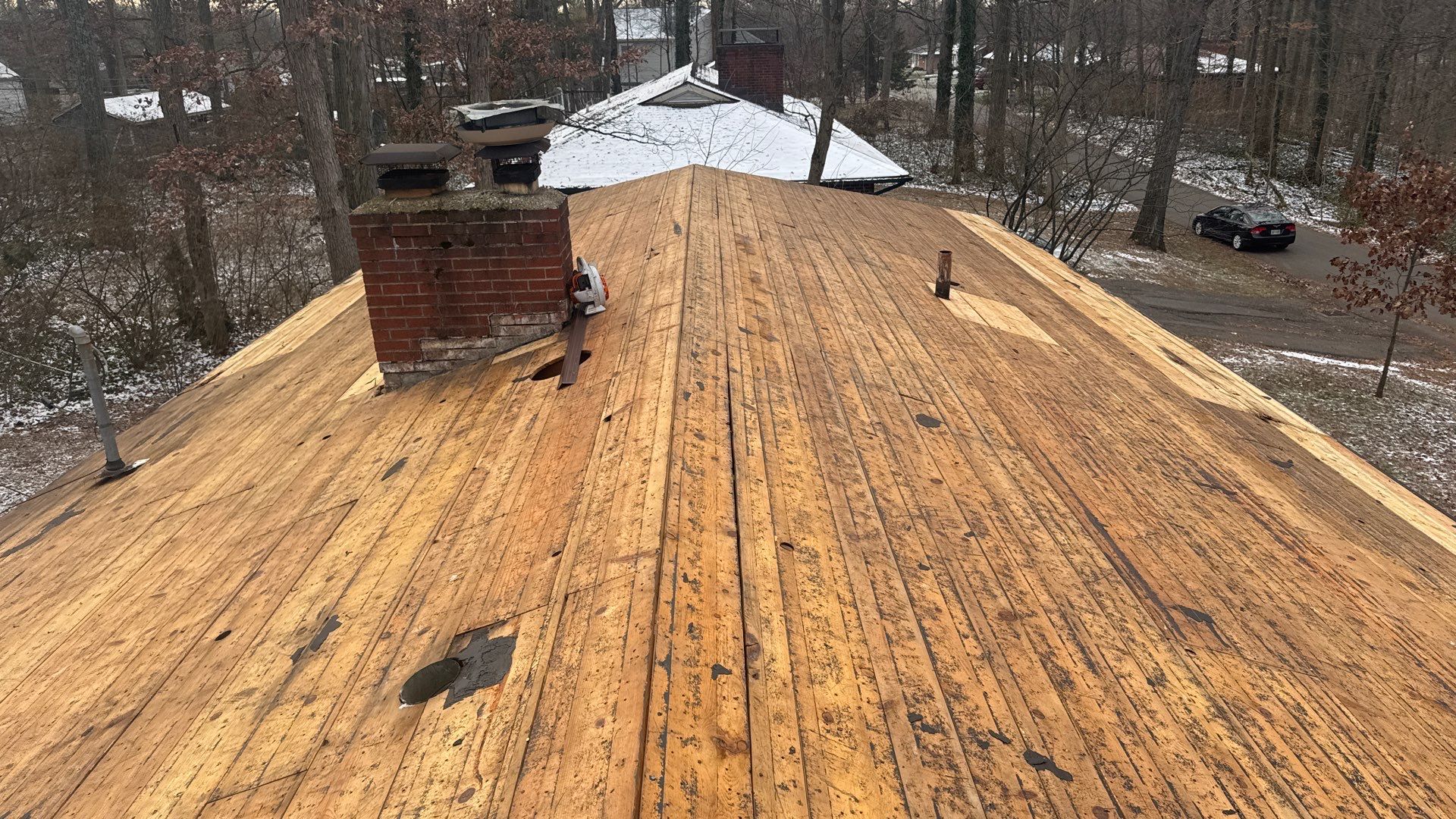 Residential Roofing Installation using Timberline UHDZ Shingles - Barkwood by RoofX 