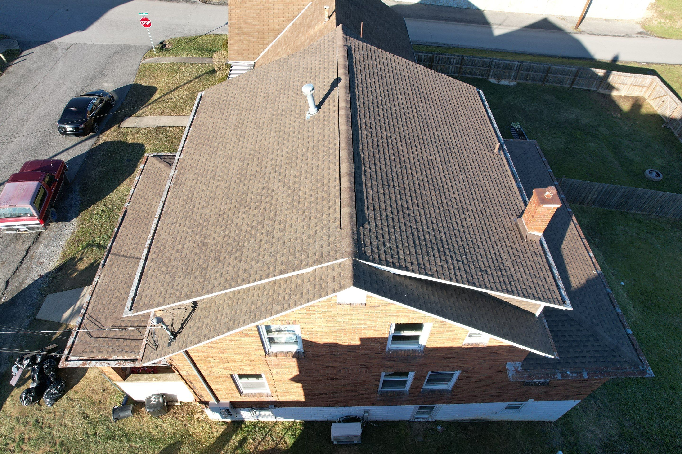 Residential Roofing Installation using GAF Timberline HDZ Barkwood by Rainstoppers Roofing