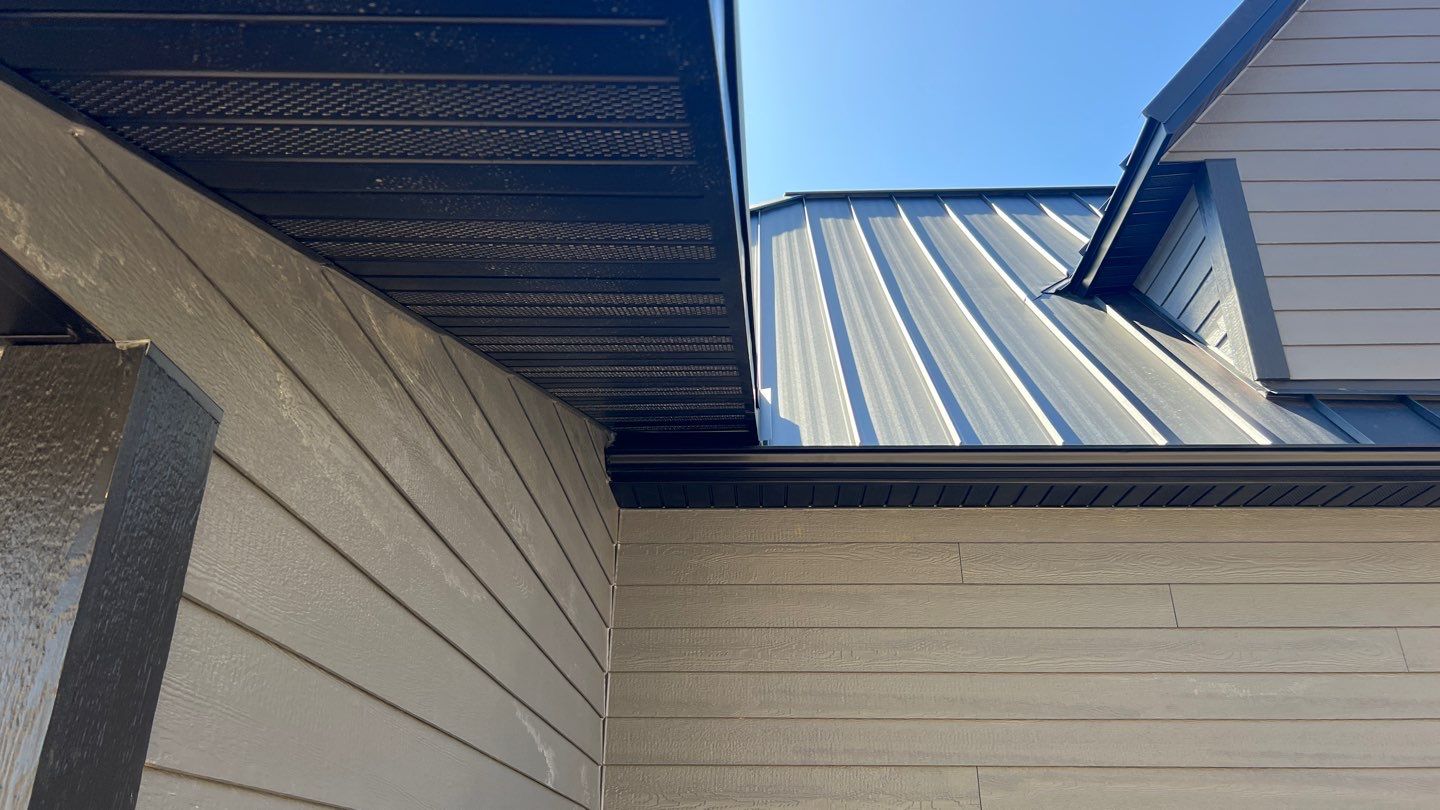  Stunning Home Exterior Makeover | Metal Roofing & LP Smart Siding by Total Restoration Services by LeFever Roofing LLC