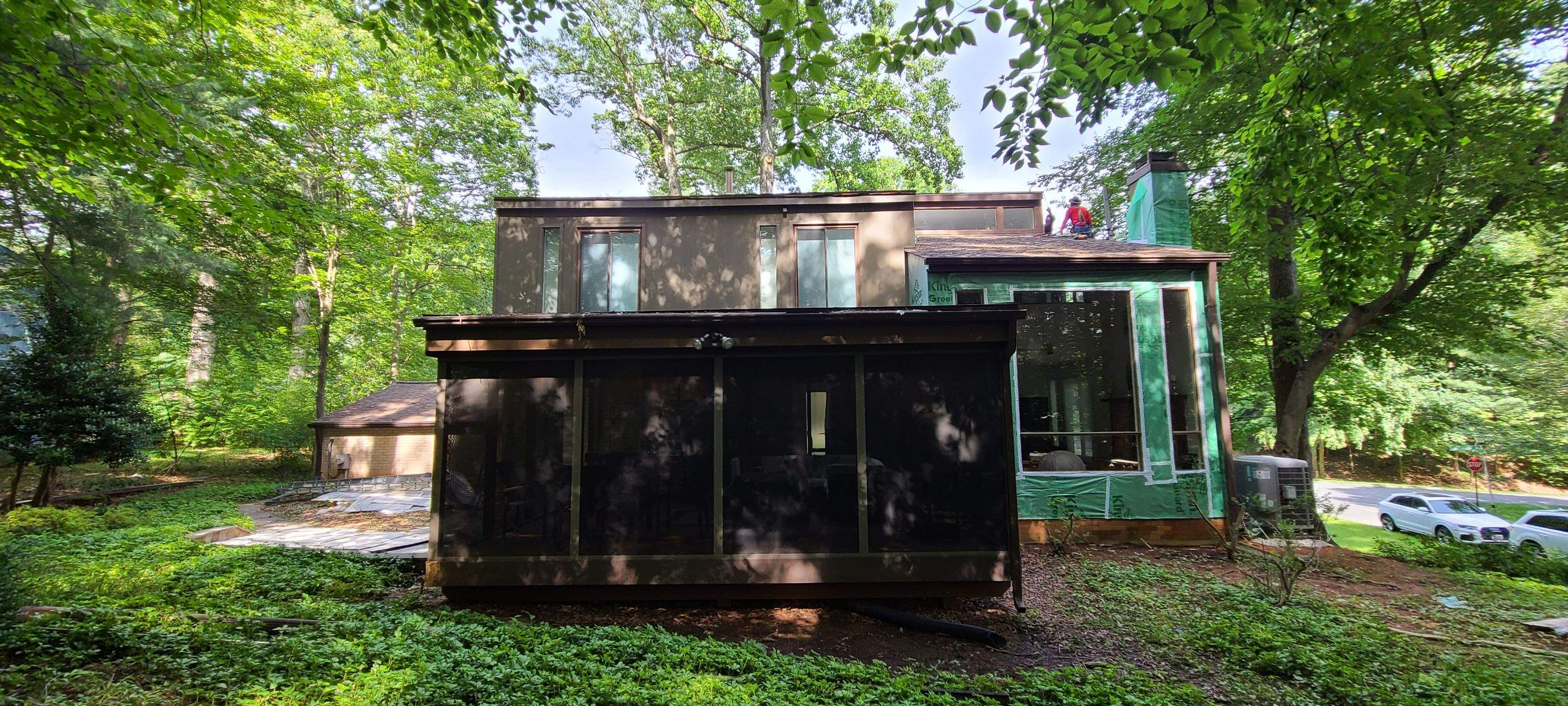 James Hardie Board and Batten Siding and ProVia entry door by Window Depot of Annapolis