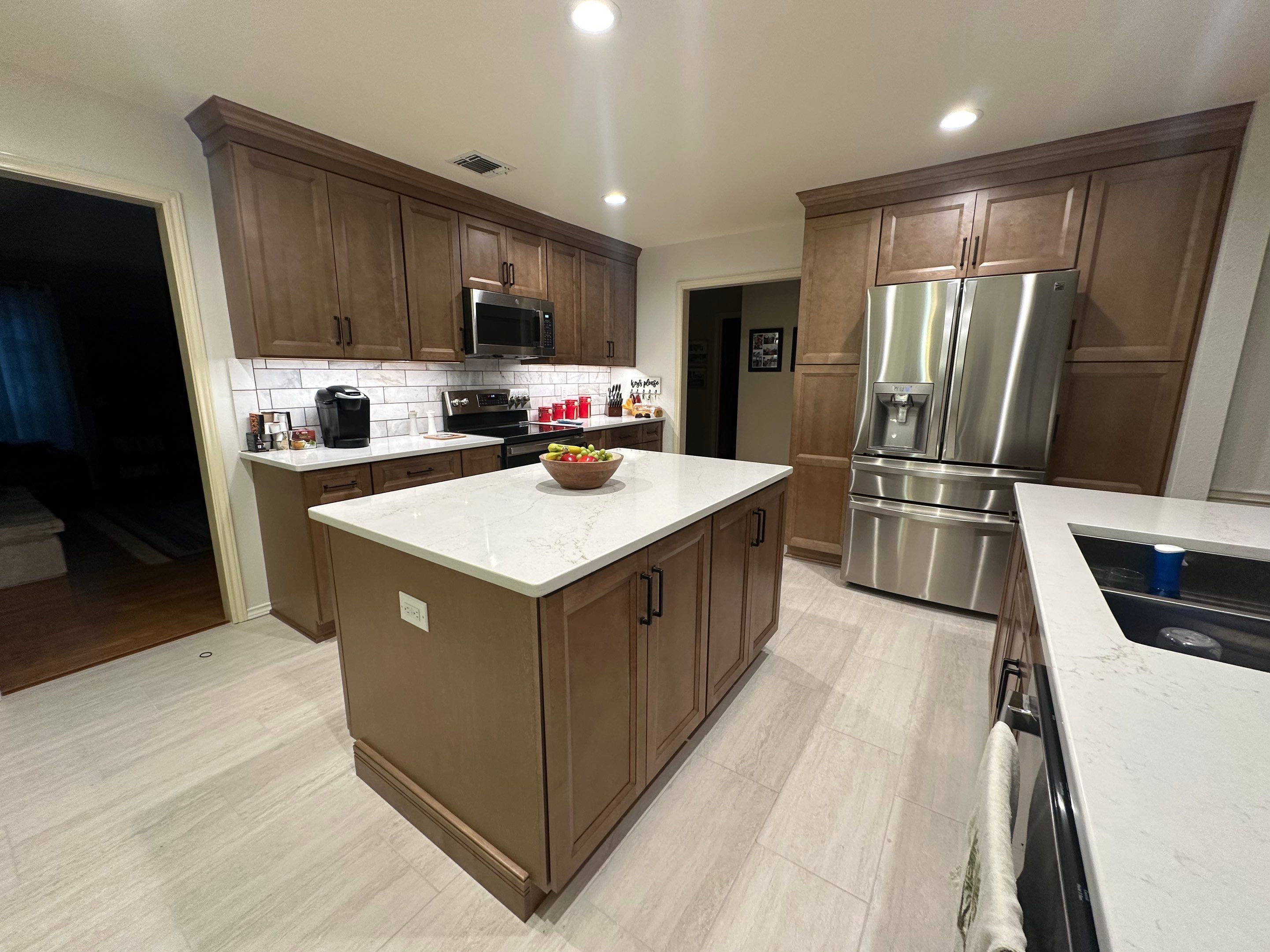 Stone Oak Kitchen Remodel Removing Wall to Expand Space by Legacy Bath and Kitchen 