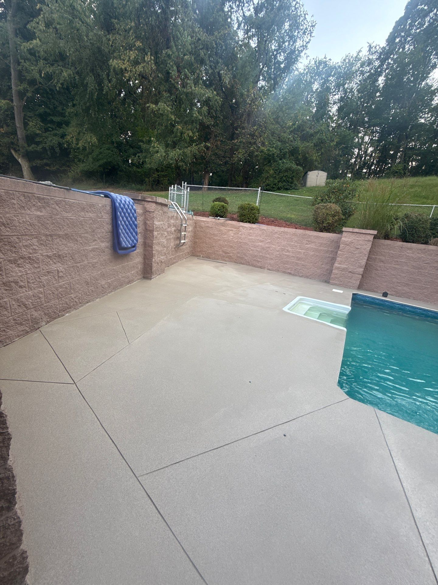 Oxford Pool Deck Project in McKees Rocks by Floors in a Day, Inc