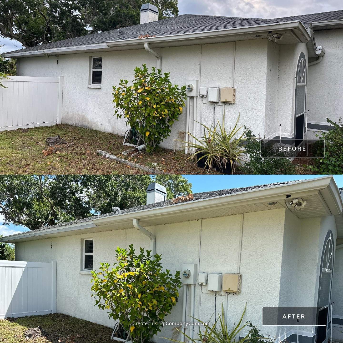 1-Story House Wash, Driveway, Patio/Lanai & Screen Enclosure Cleaning in Oakley Community, Ellenton, FL | Sunshine AquaWash by Sunshine AquaWash