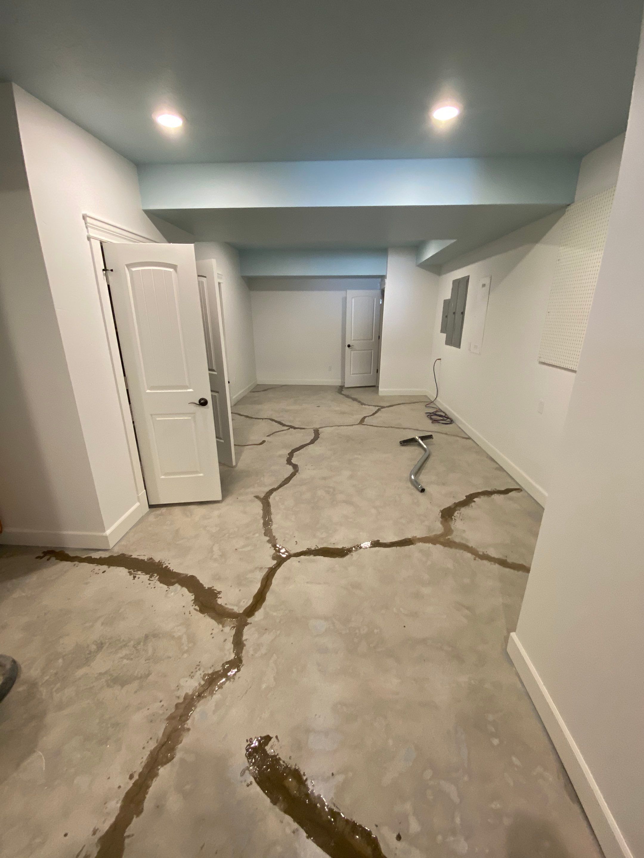 Basement Transformation using Mt Everest by Croc Coatings, LLC