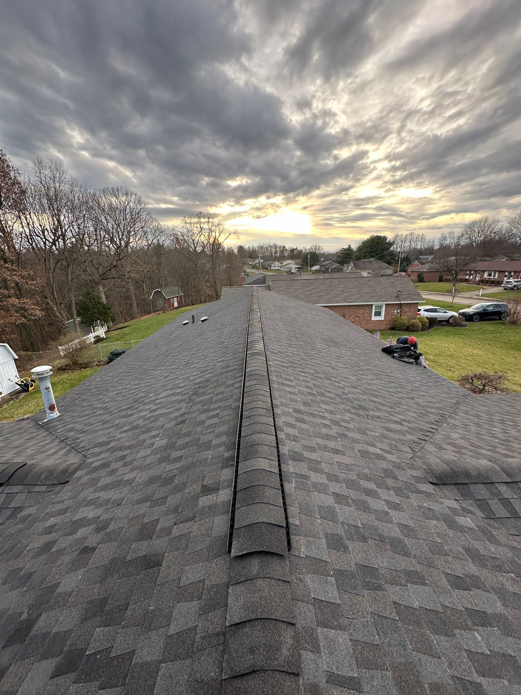 Residential Roofing Installation using GAF Timberline HDZ by Rainstoppers Roofing