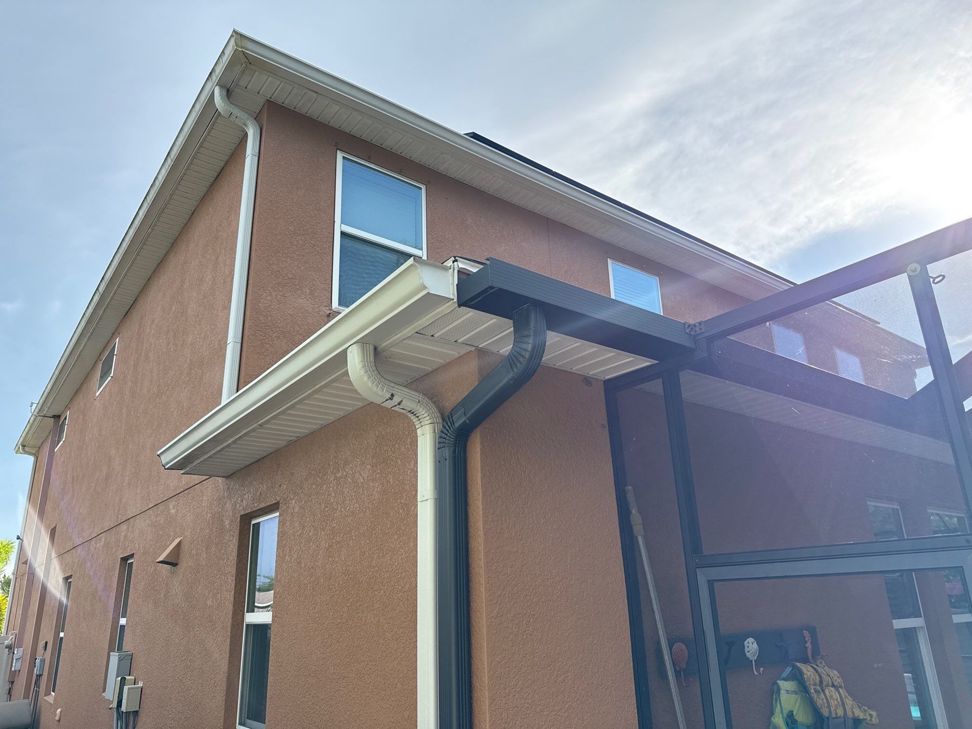 Full Exterior Cleaning – Two-Story House, Gutters, and Fence in Old Mill Preserve, Palmetto, FL by Sunshine AquaWash