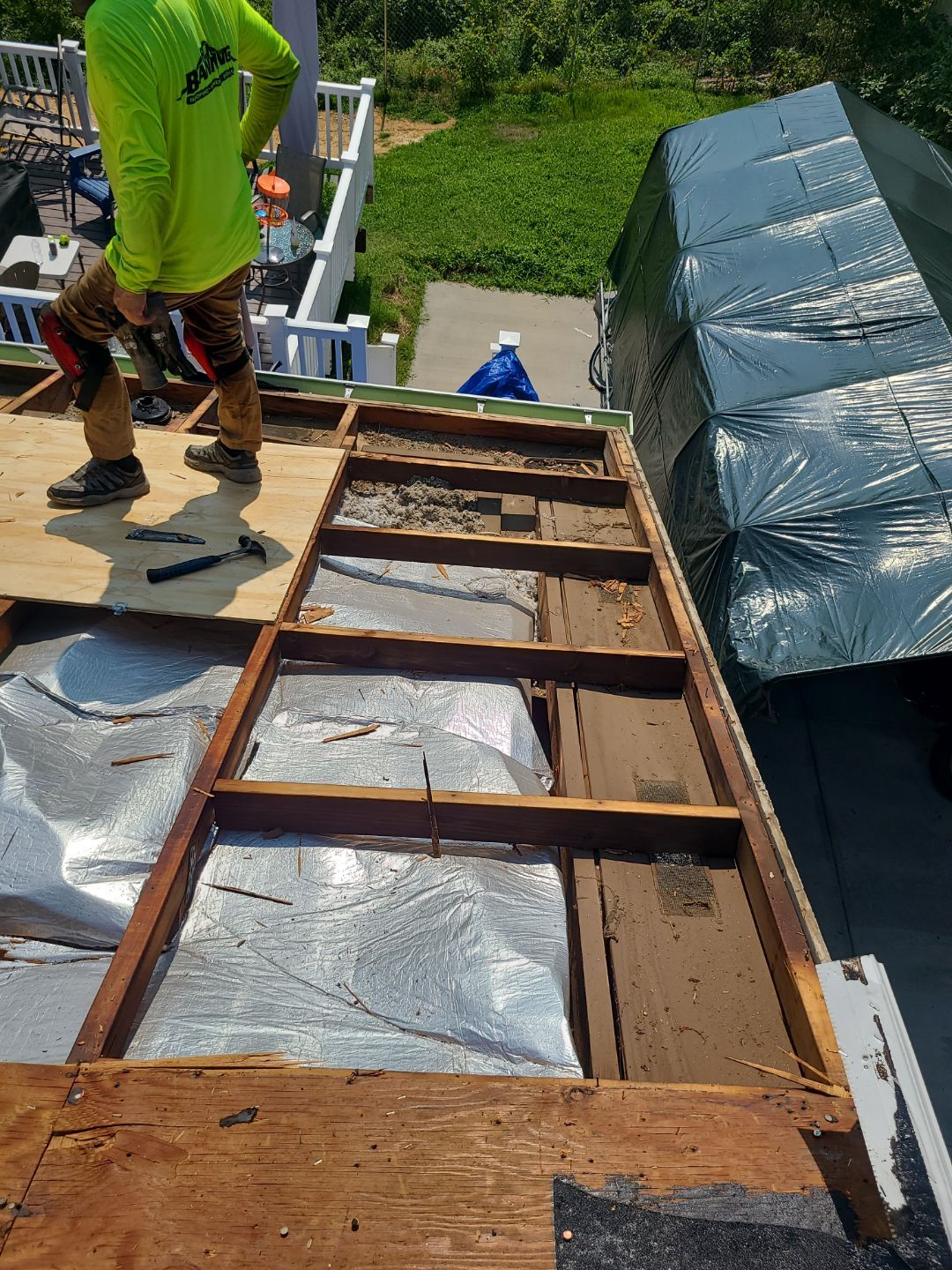 Woodbridge: Roof Replacement with CertainTeed Landmark Pro Designer Shingles in Max Def Colonial Slate by RM Banning, Inc.