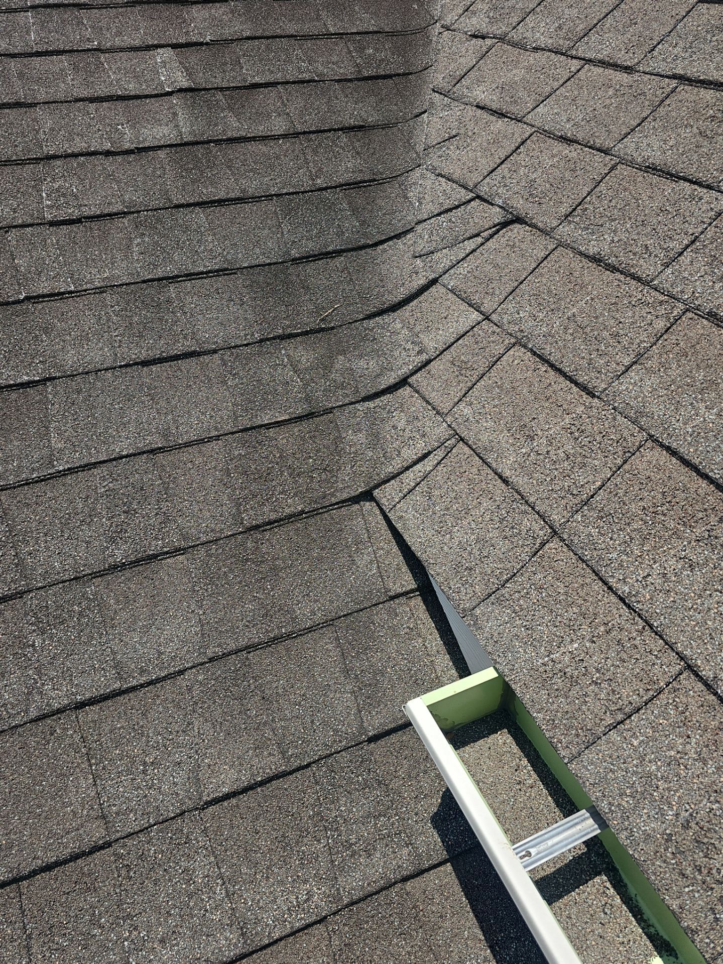 Hail Damage using Owen's Corning Duration (Lifetime) Shingles by Roof Repair Company
