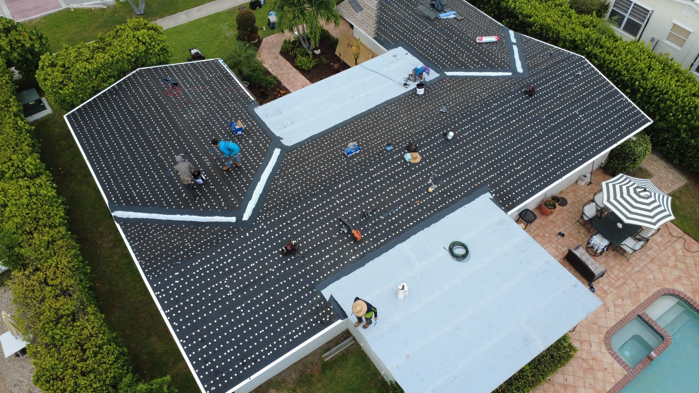 Residential Roofing Installation using GAF by BLUES BROTHERS ROOFING