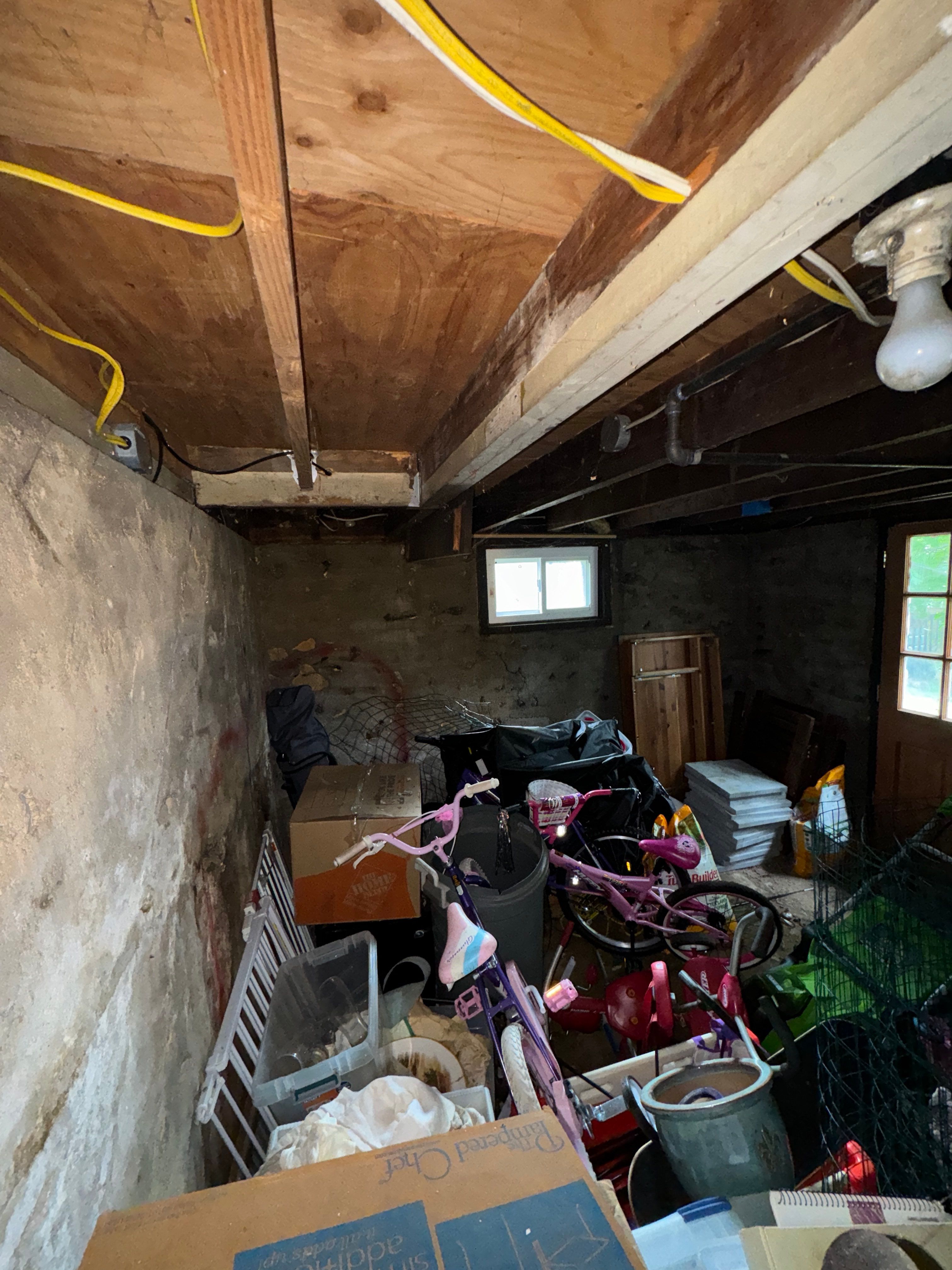 Interior French Drain & Mold Remediation in Mt Tabor NJ by Pure Service Pro, LLC 