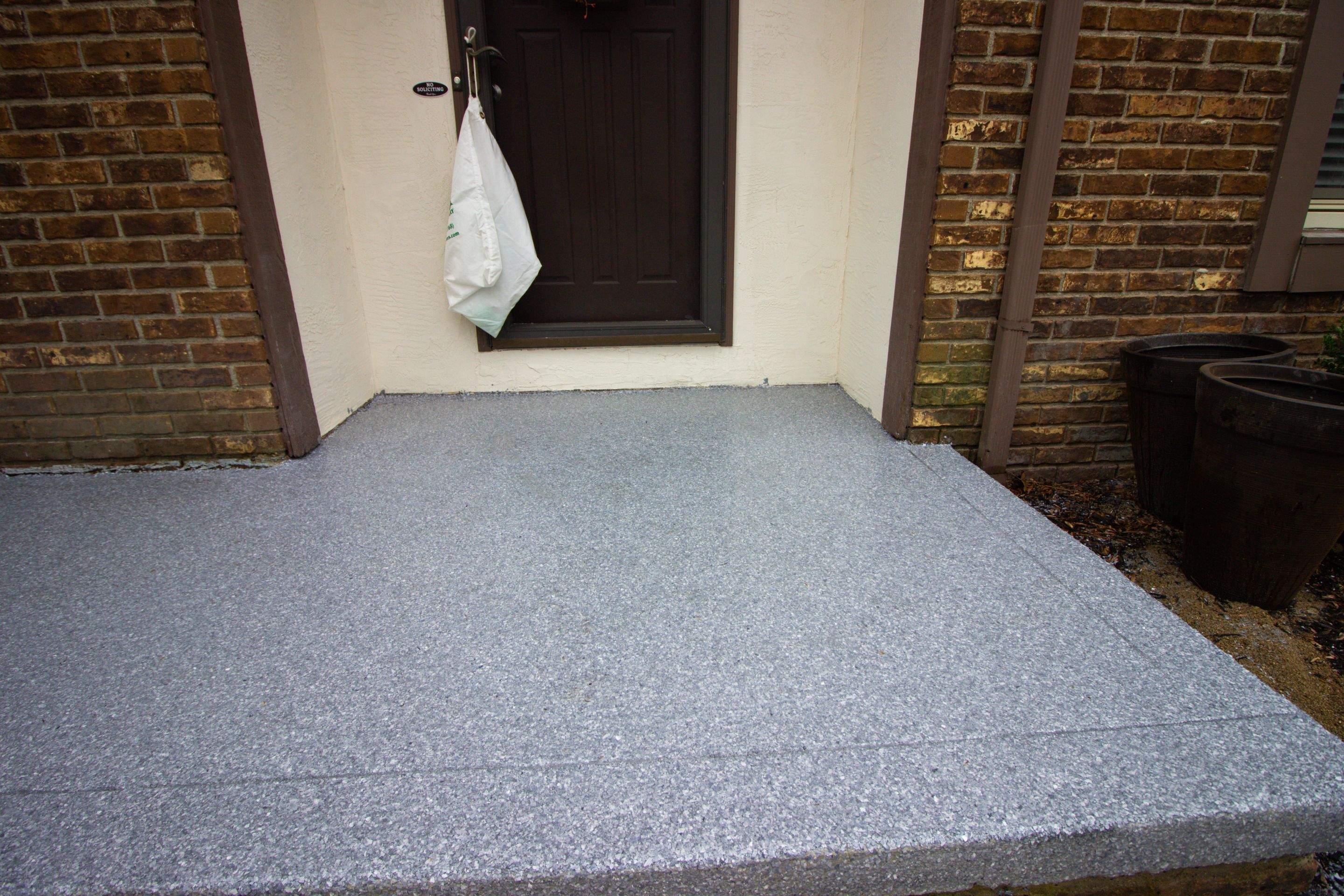 Patio Installation using Granite by Your1DayFloor.com