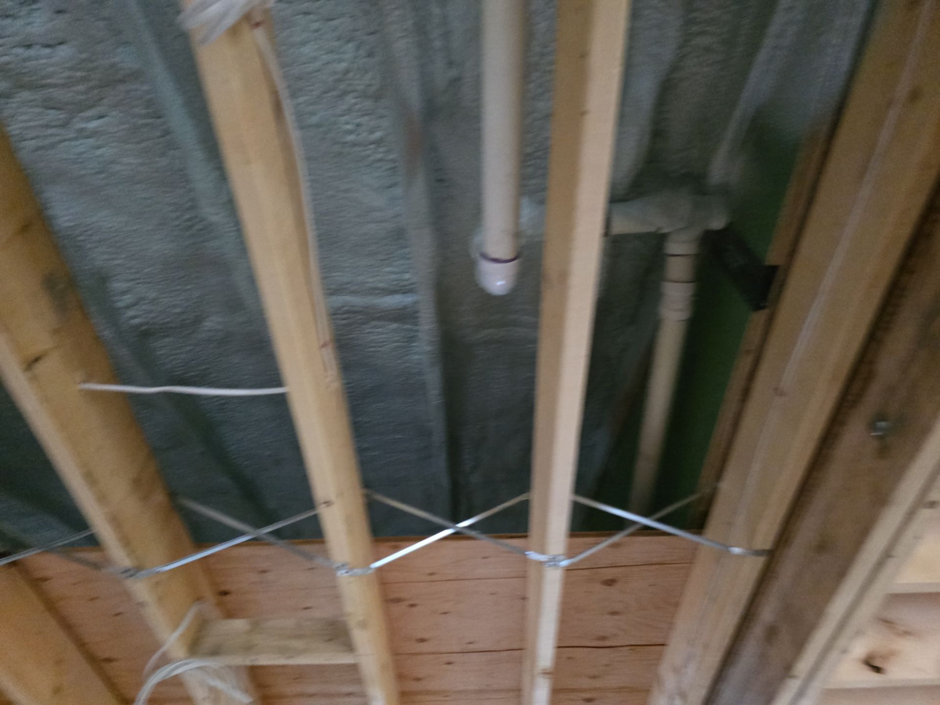 Basement Exterior Walls using Closed Cell Spray Foam by NYS Foam & Energy