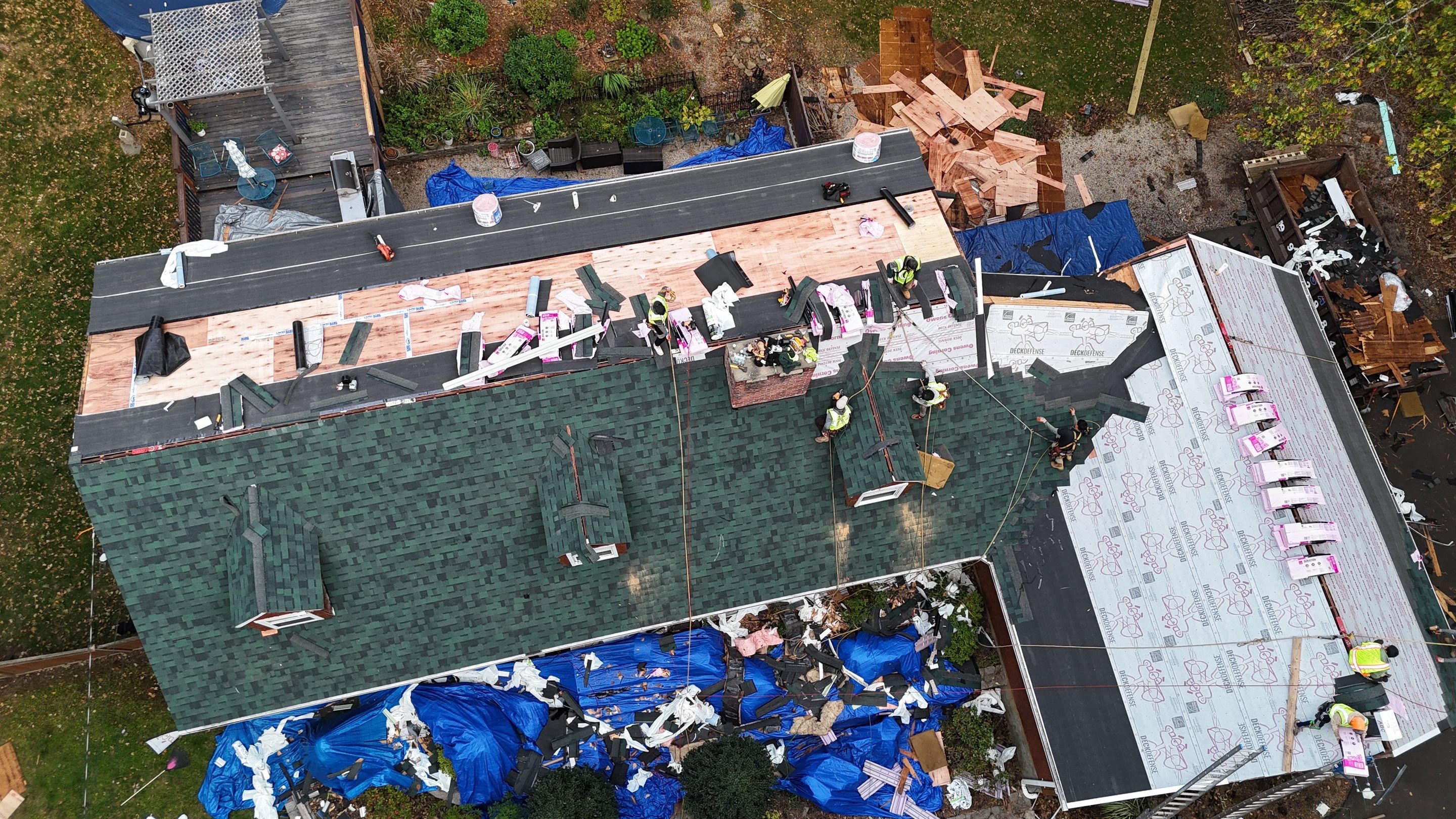 Owens Corning Duration : Chateau Green with Copper Accents in Avon, CT by Golden Shield Roofing