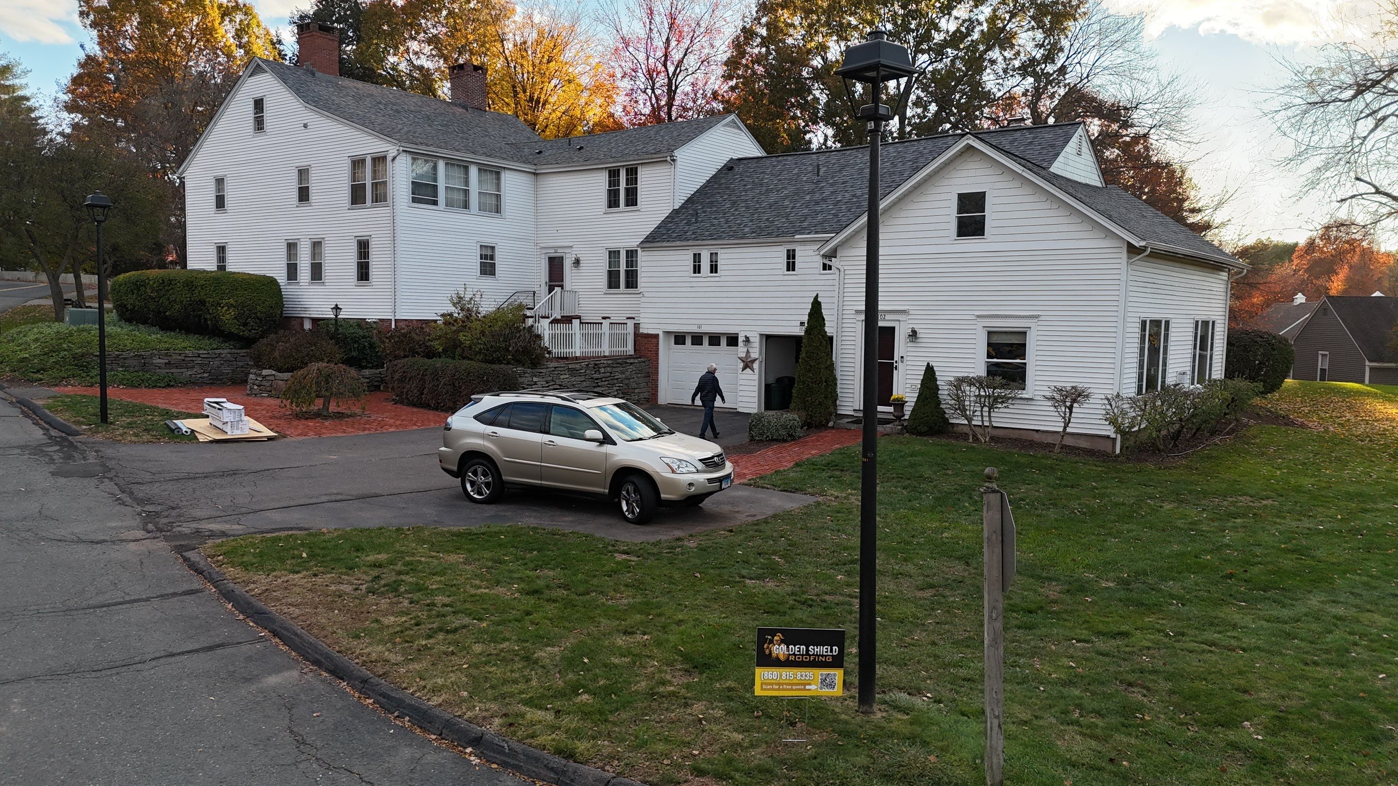 Owens Corning Duration: Slatestone Gray in Glastonbury by Golden Shield Roofing