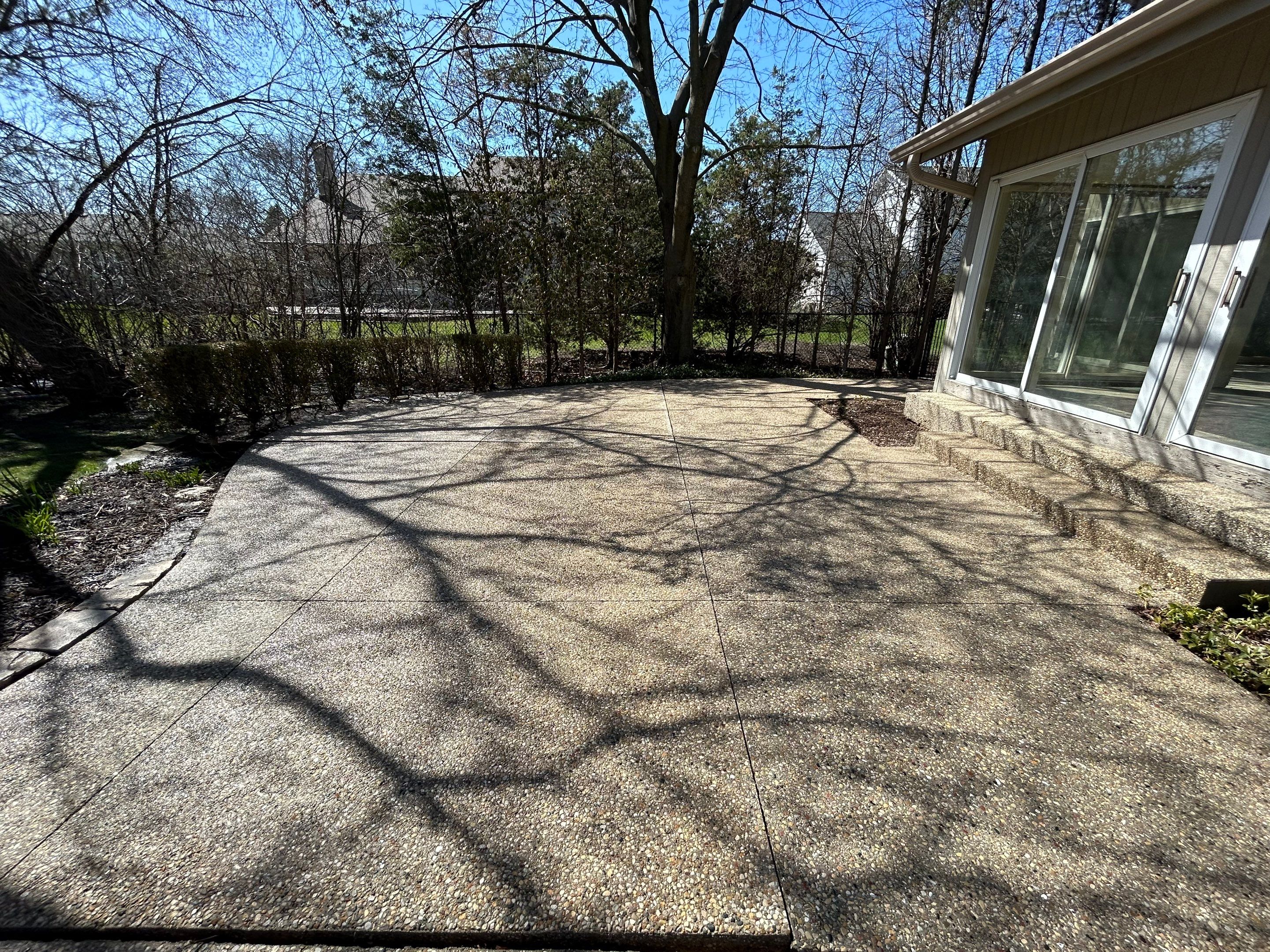 Aggregate Clean and seal using low gloss sealer by Northern Power Washing LLC.