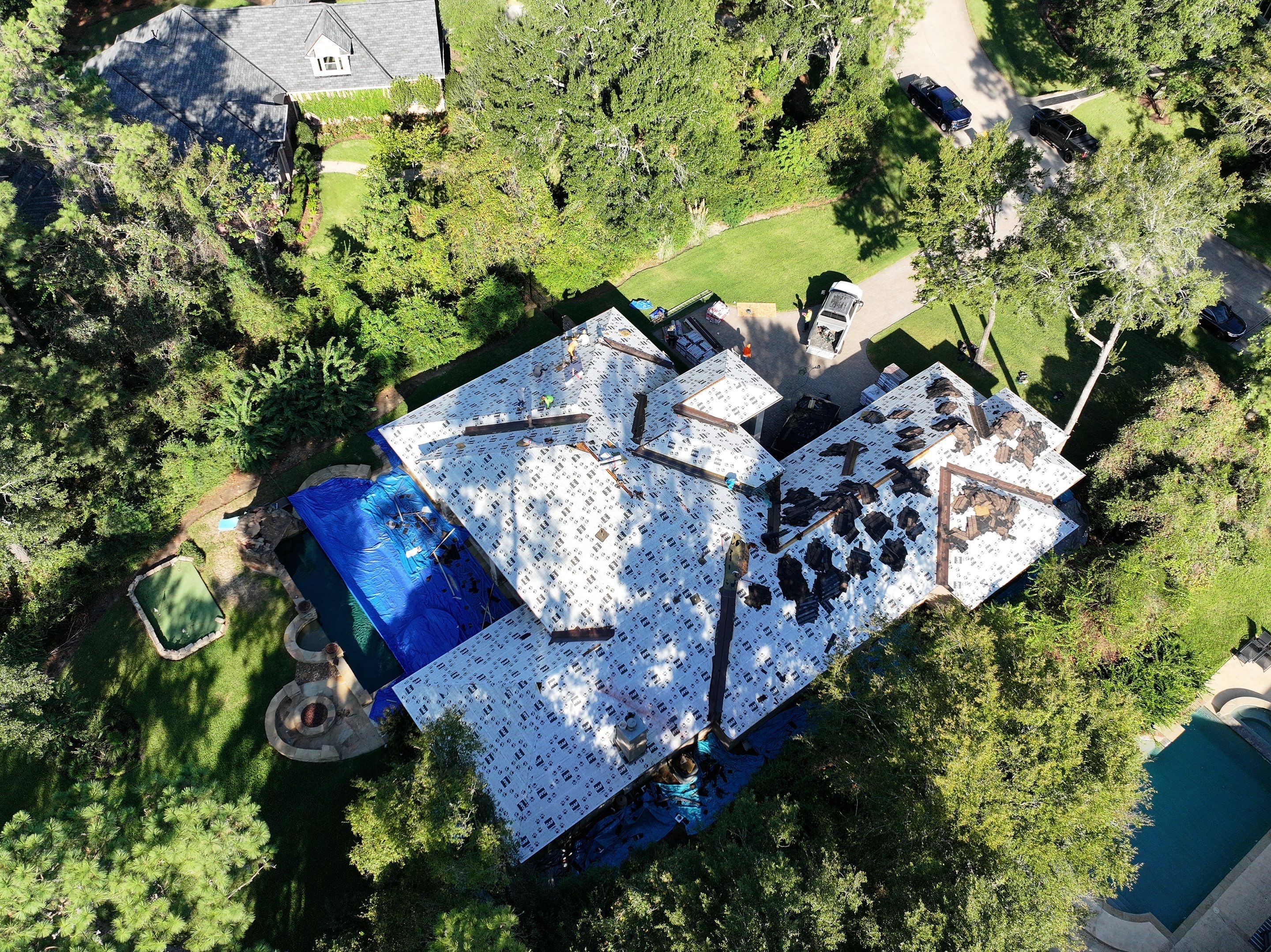 Residential Asphalt Shingle Roof Replacement in Spring, Texas by Abbott Roofing Company