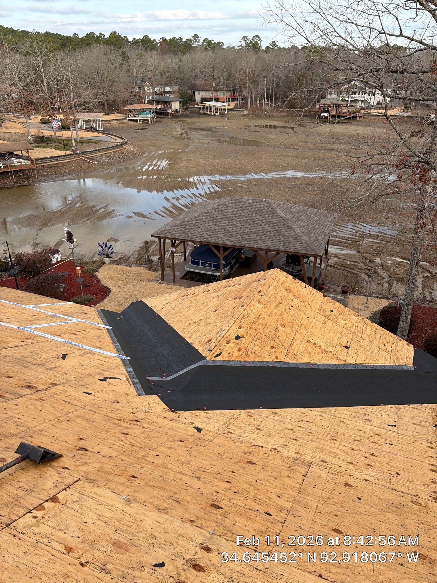 GAF Timberline HDZ Shingle Roof Installation in Hot Springs Village by Temple Roofing and Exteriors