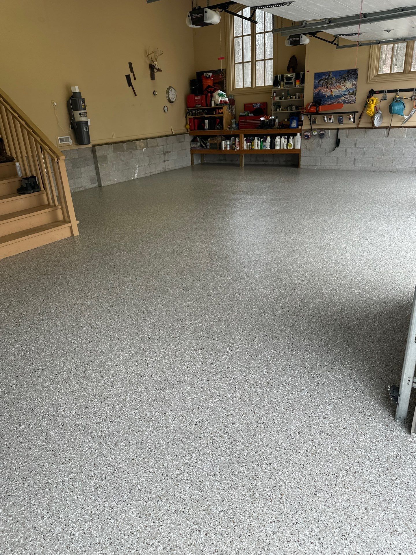 Garage Floor Coating using Creekbed by My Garage Floor Guys