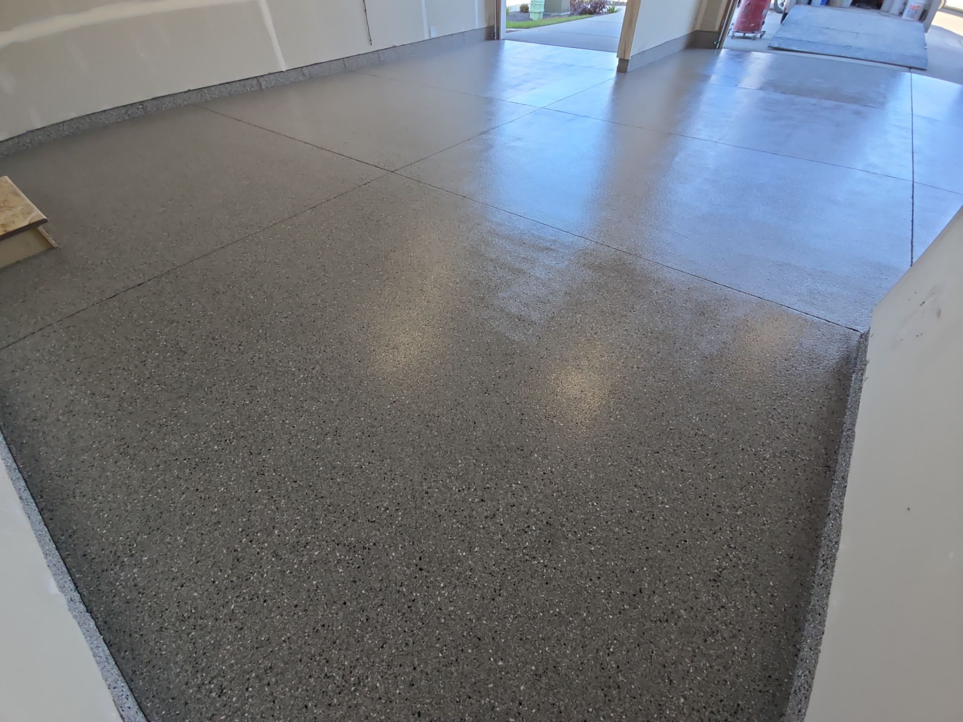 Garage Transformation using Shale Hybrid by Croc Coatings, LLC