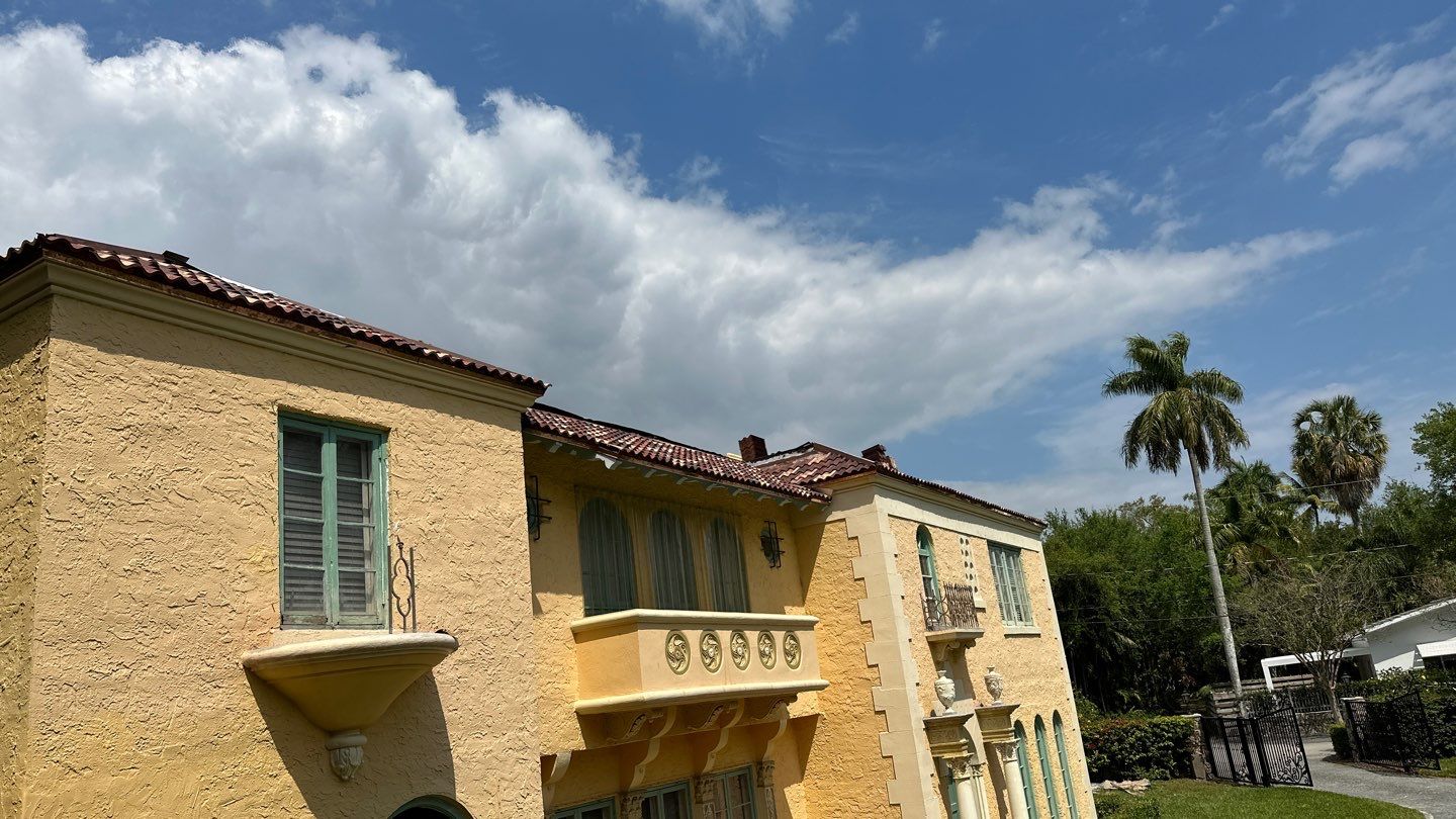 Residential Brava Spanish Tile Install in Coral Gables Miami Florida by International Roofing