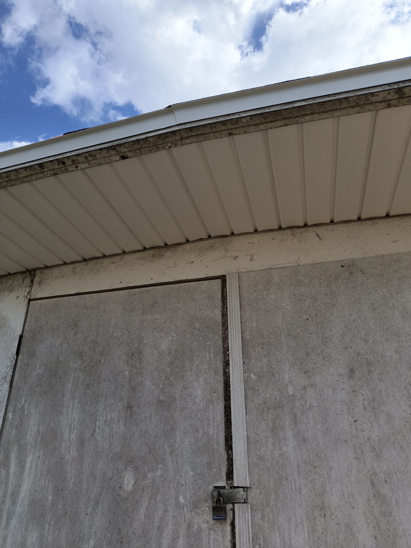 White Vinyl Soffit Installation in Venice FL by Gutter Professors