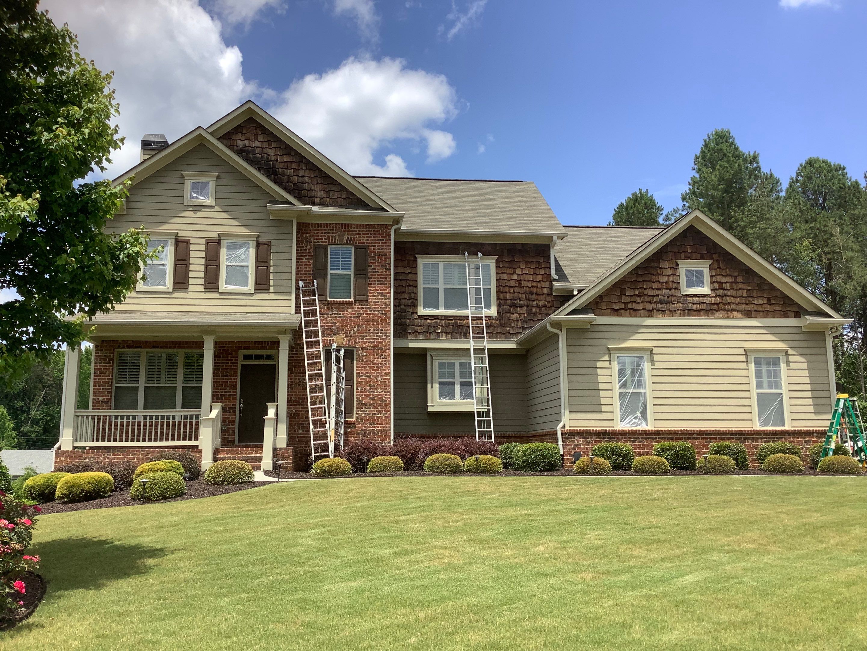 Full Exterior Painting and Siding Refresh in Powder Springs by Swift Home Renovations