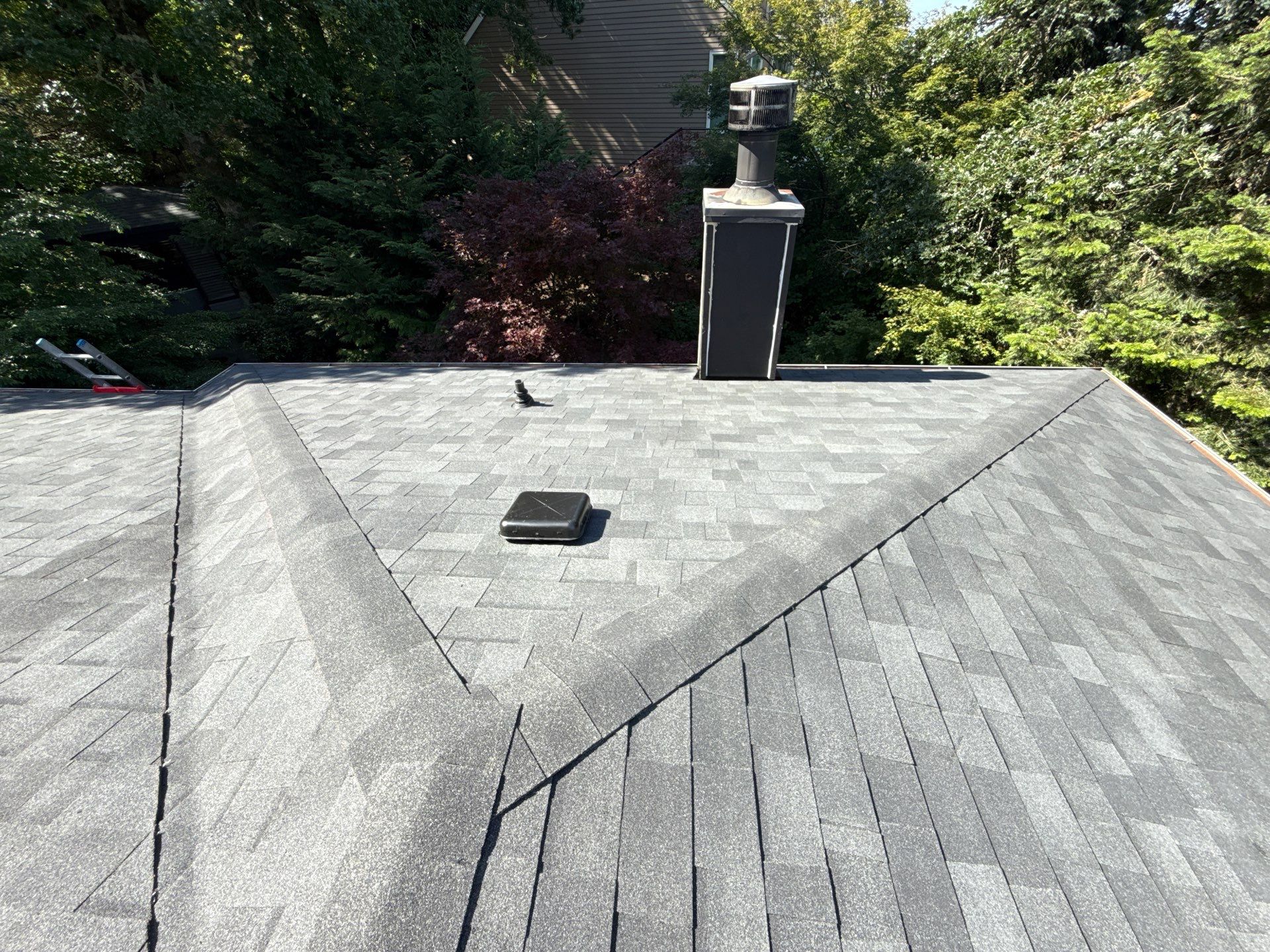 Project in West linn by Tom Leach Roofing