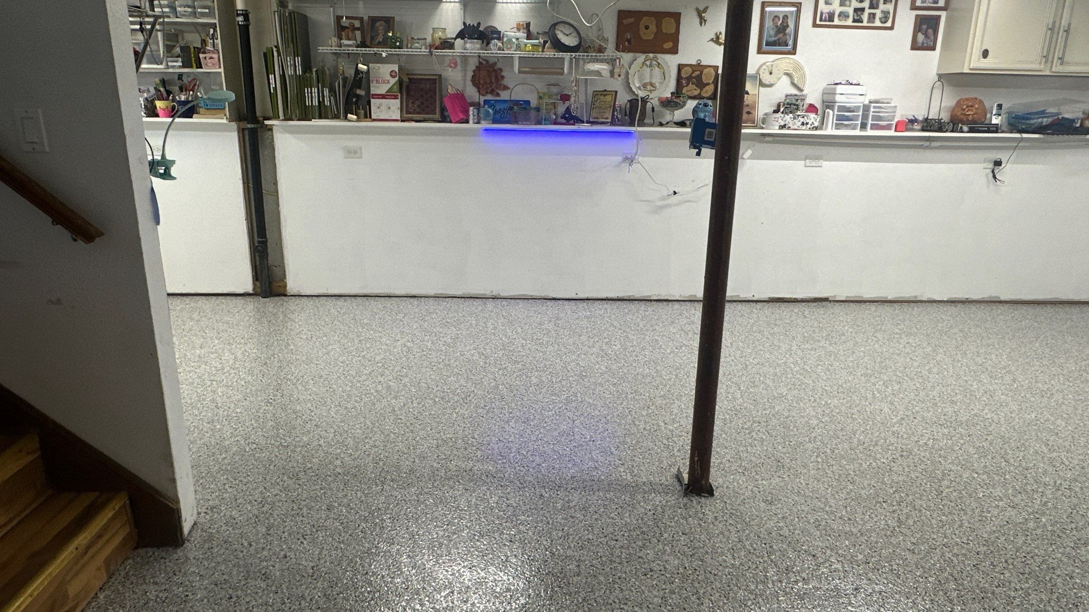 Wayne K. made his dream floor a reality by Banner Garage