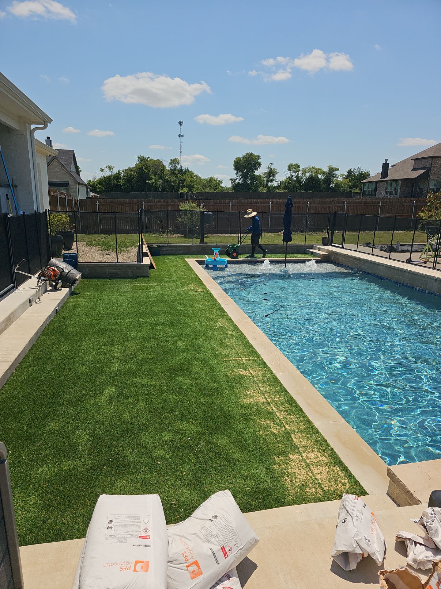Project in Midlothian by Turf Concepts