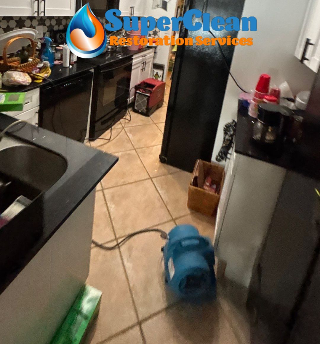 Comprehensive Water Damage Mitigation and Structural Drying in Opa-locka by SuperClean