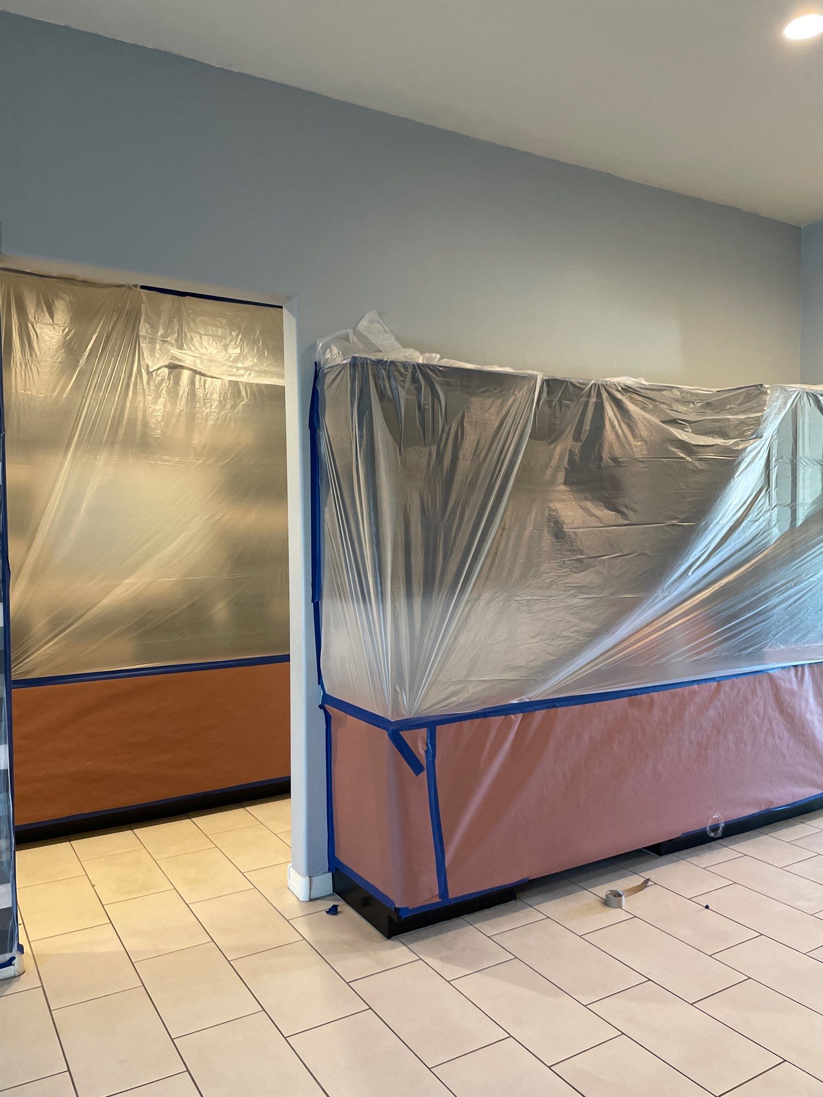 Wood Look Tile Floors and an Extra Large Shower  by Footprints Floors of Chandler 