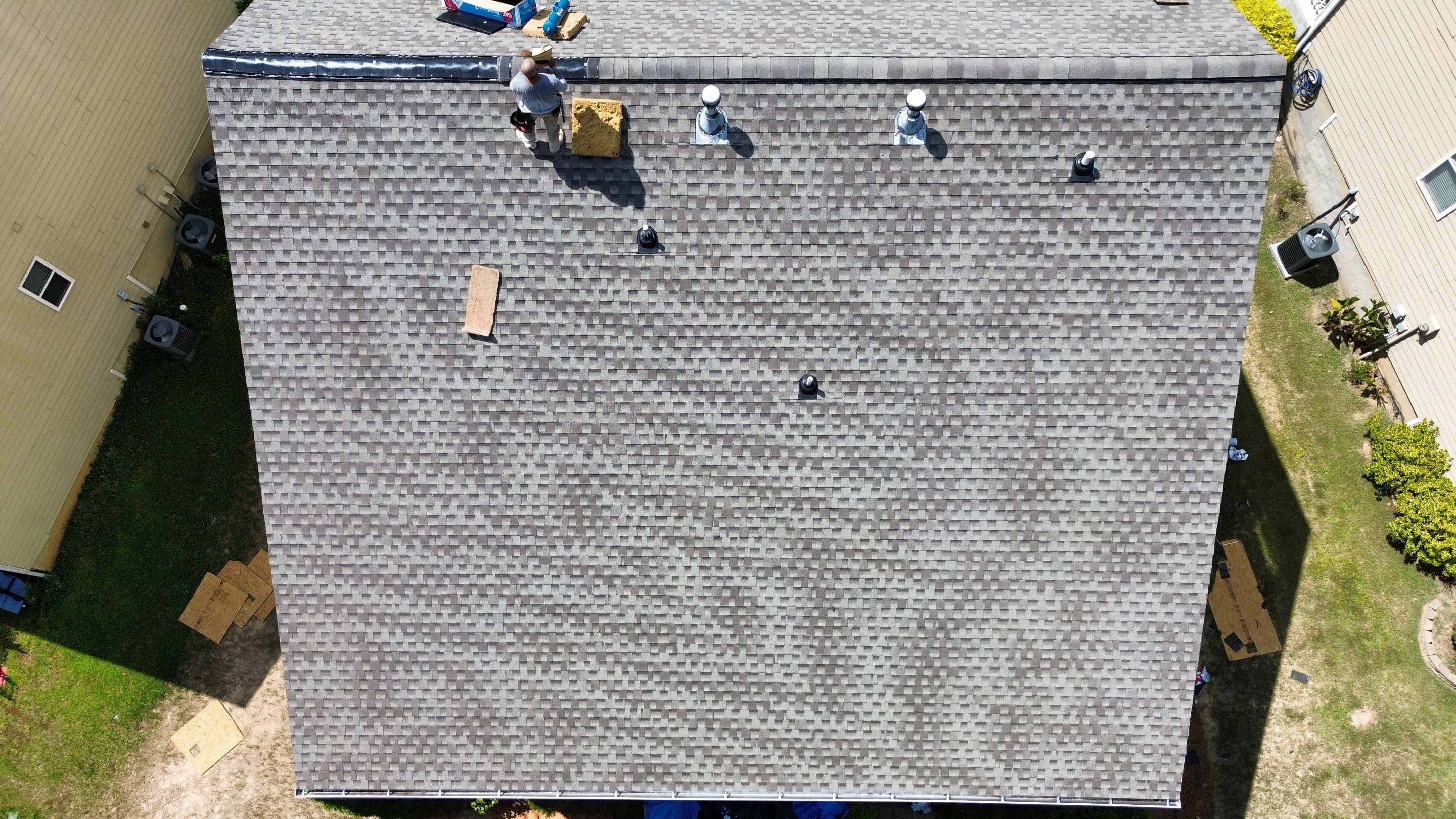 Lawrenceville, GA Roof Replacement GAF Timberline HDZ Weathered Wood by Reset Roofing