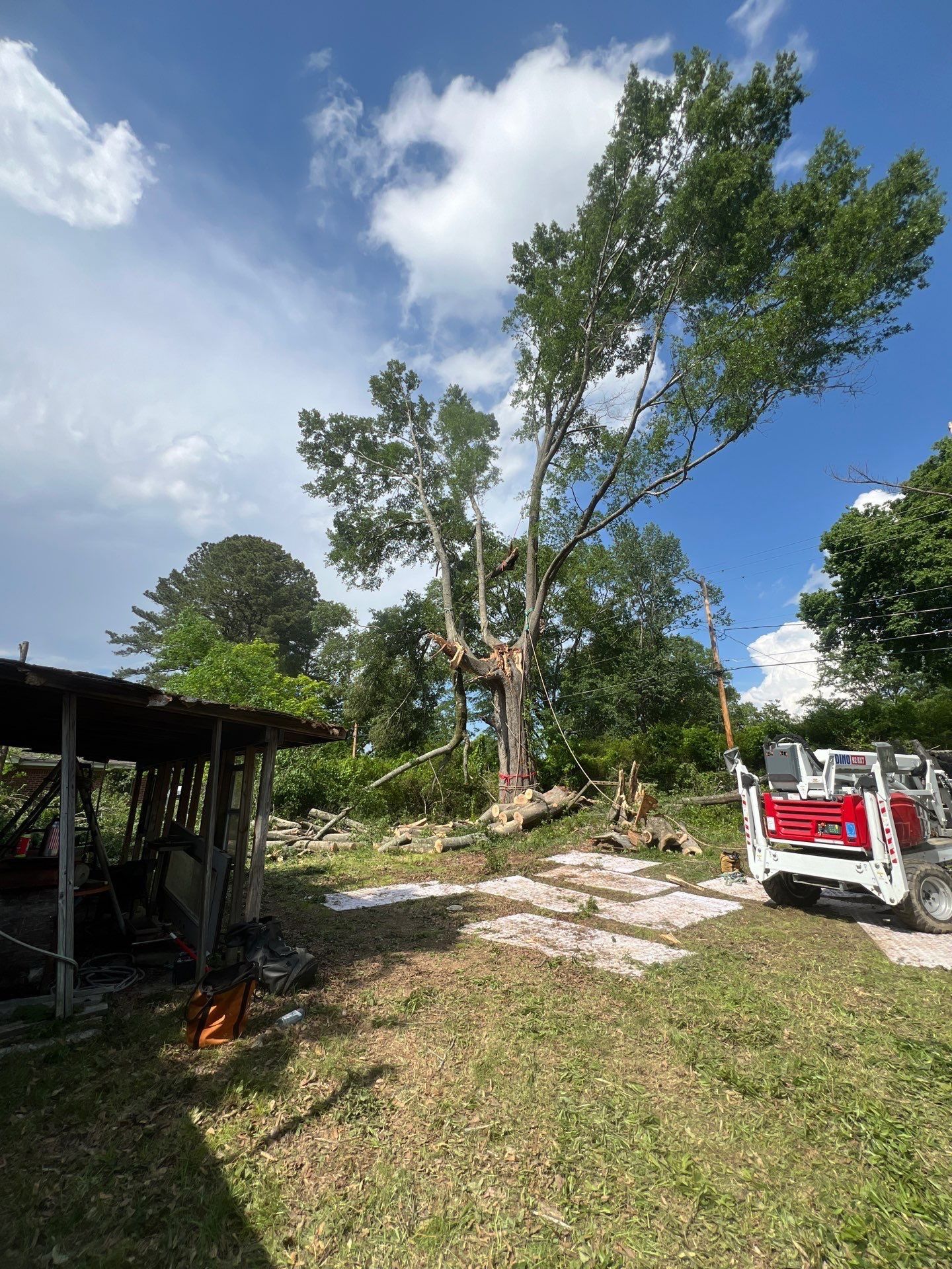 Disaster Relief Using 100-Ton Crane and DinoLift by American Arbor