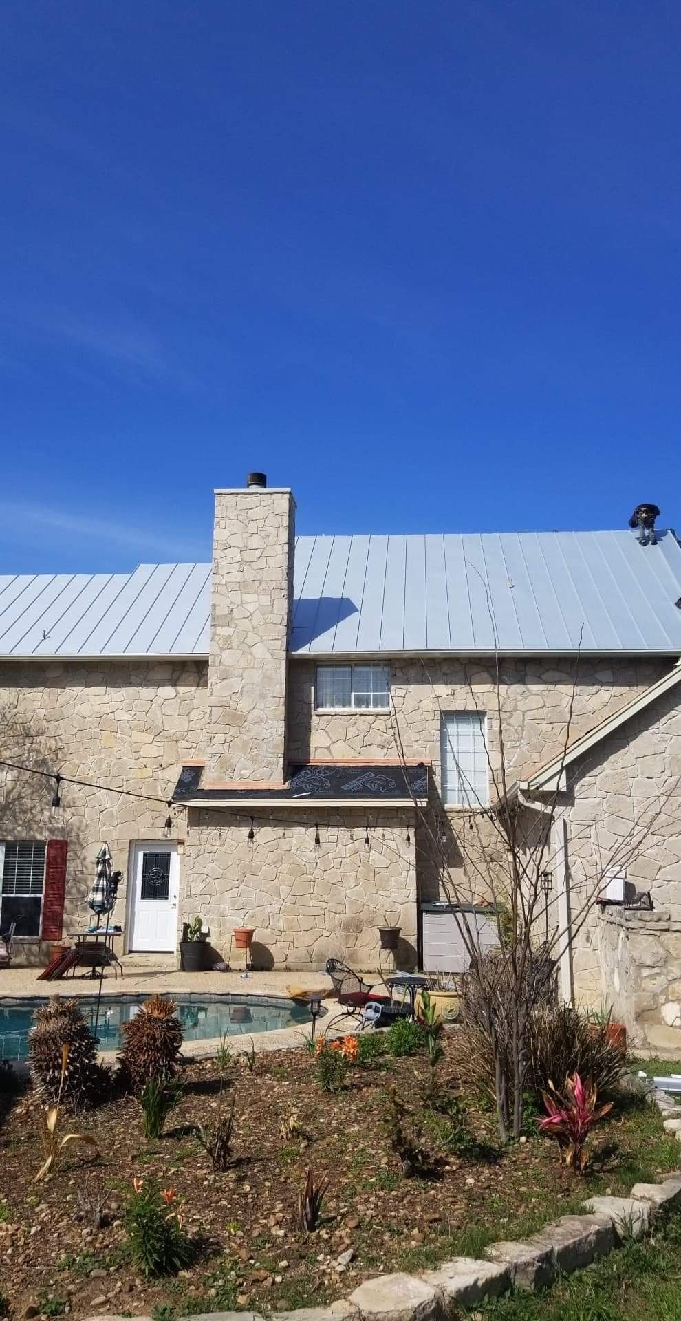 Residential Metal Roof Installation using McElroy Metal by Premier Roofing and Contracting