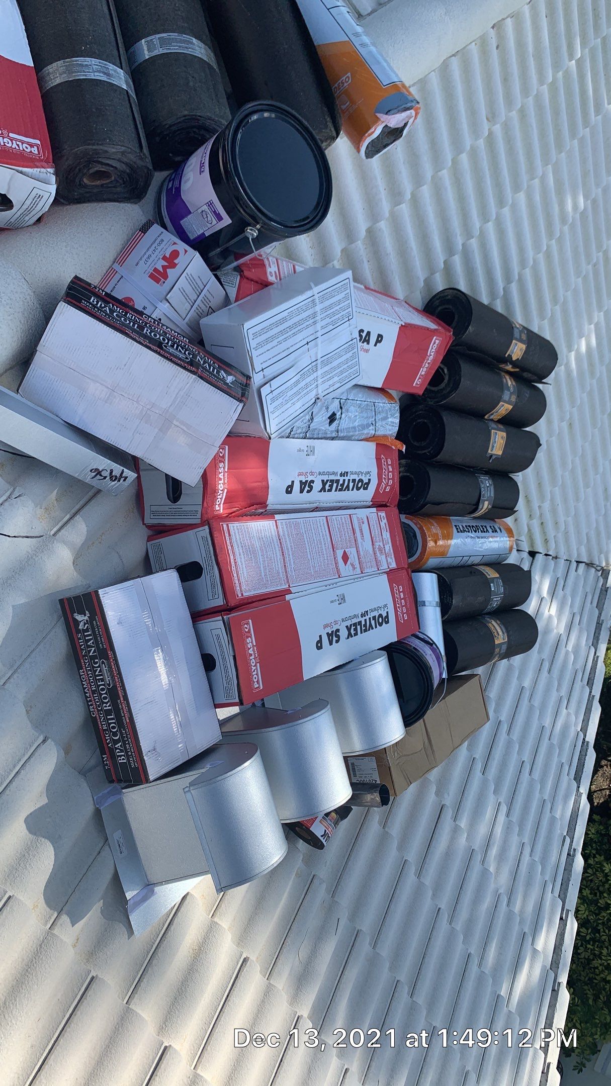 Residential Roofing Installation using 1" Nail strip metal roof by BLUES BROTHERS ROOFING